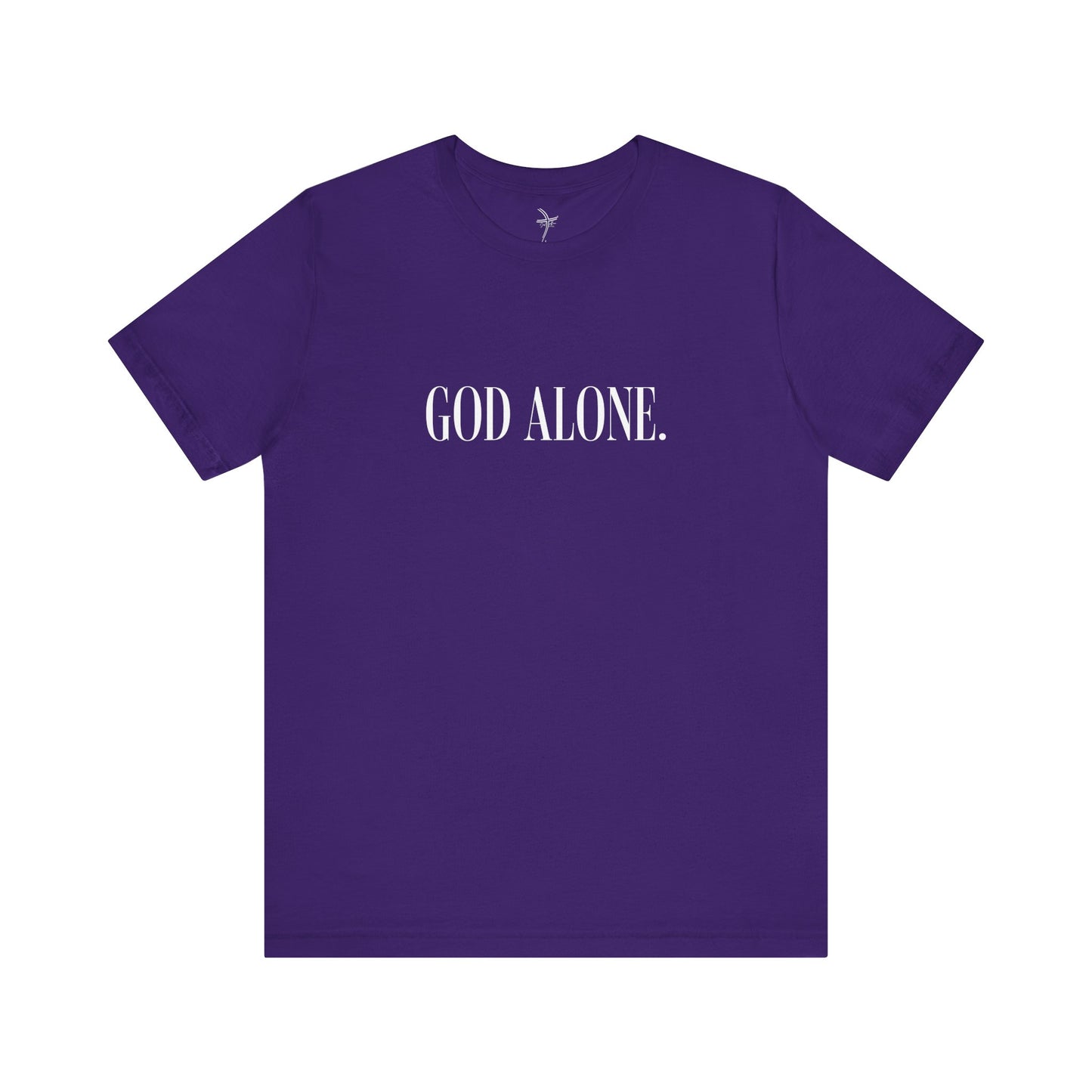 God Alone Unisex Short Sleeve Tee