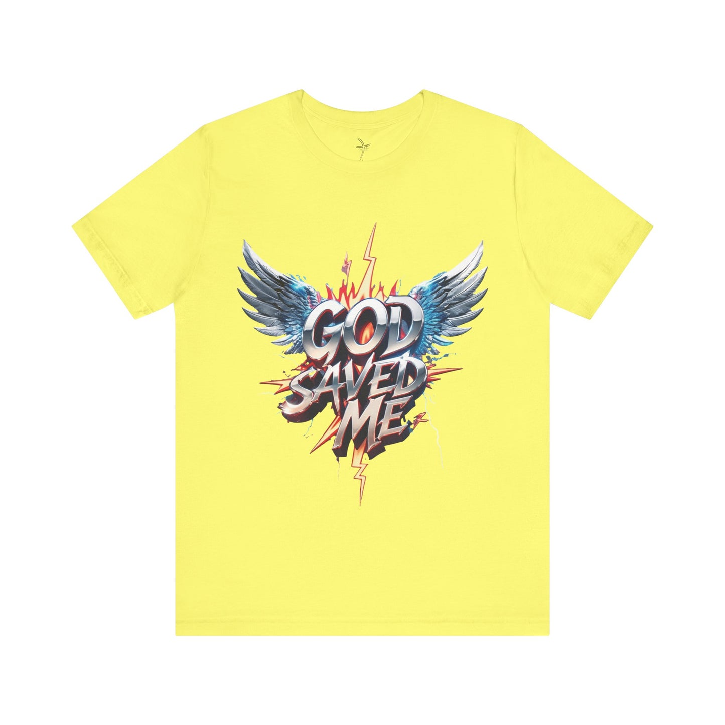 God Saved Me Graphic Unisex Short Sleeve Tee