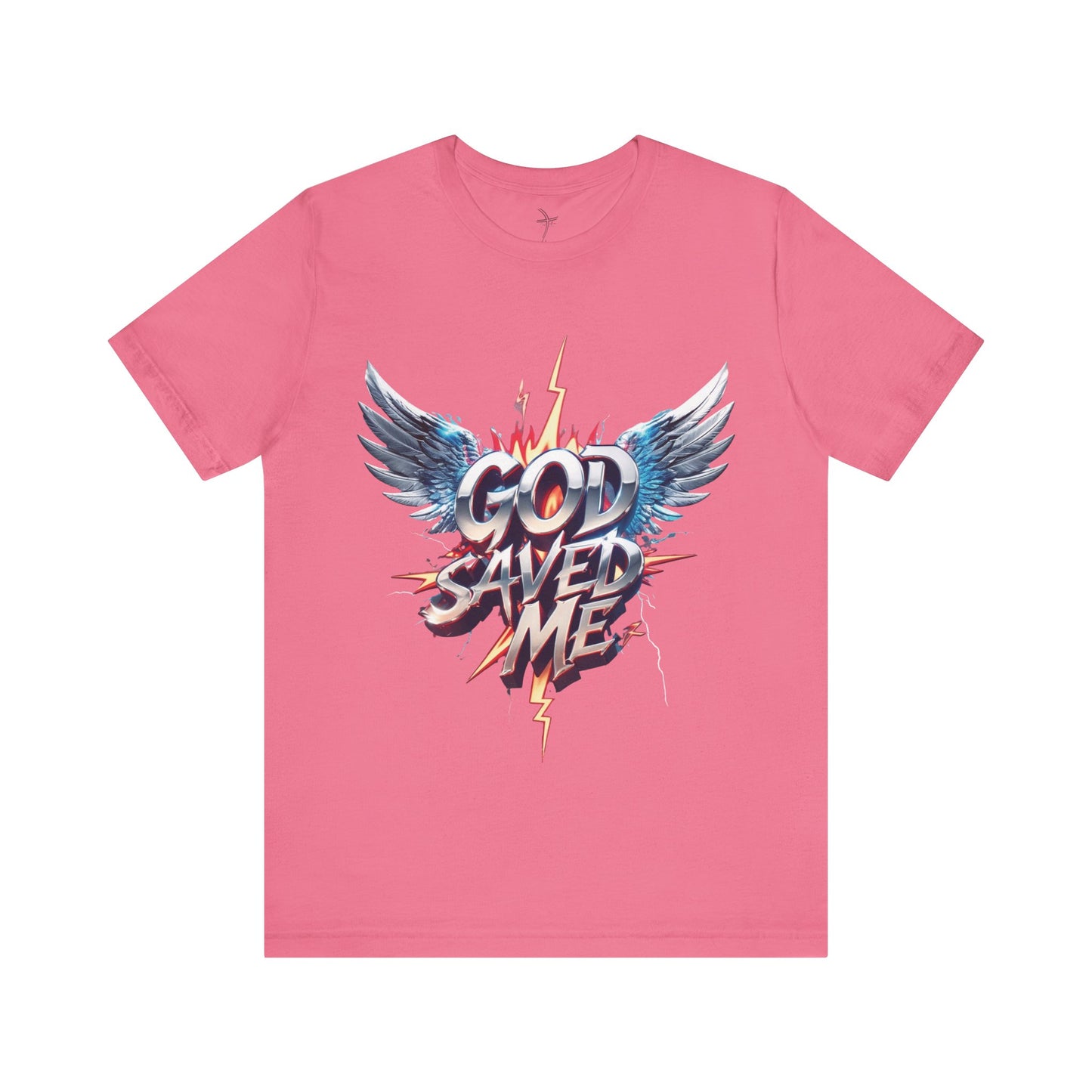 God Saved Me Graphic Unisex Short Sleeve Tee