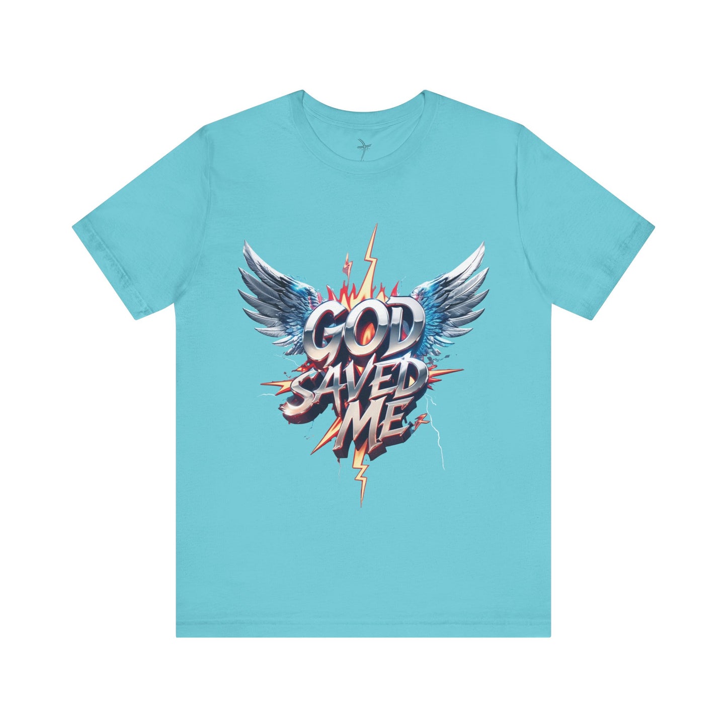 God Saved Me Graphic Unisex Short Sleeve Tee