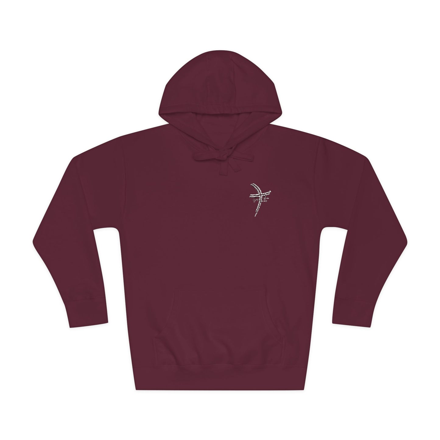 Logo Graphic Unisex Premium Embroidery Cozy Fleece Hoodie (Alternate Colors)