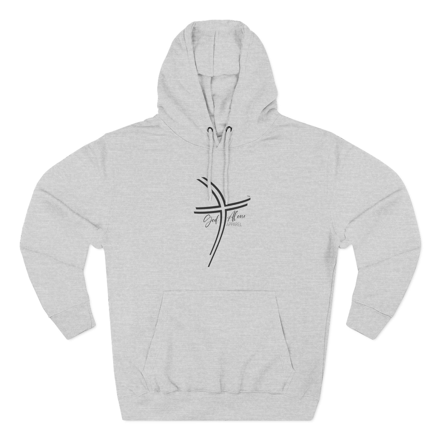 Large Logo Graphic Unisex Cozy Three-Panel Fleece Hoodie