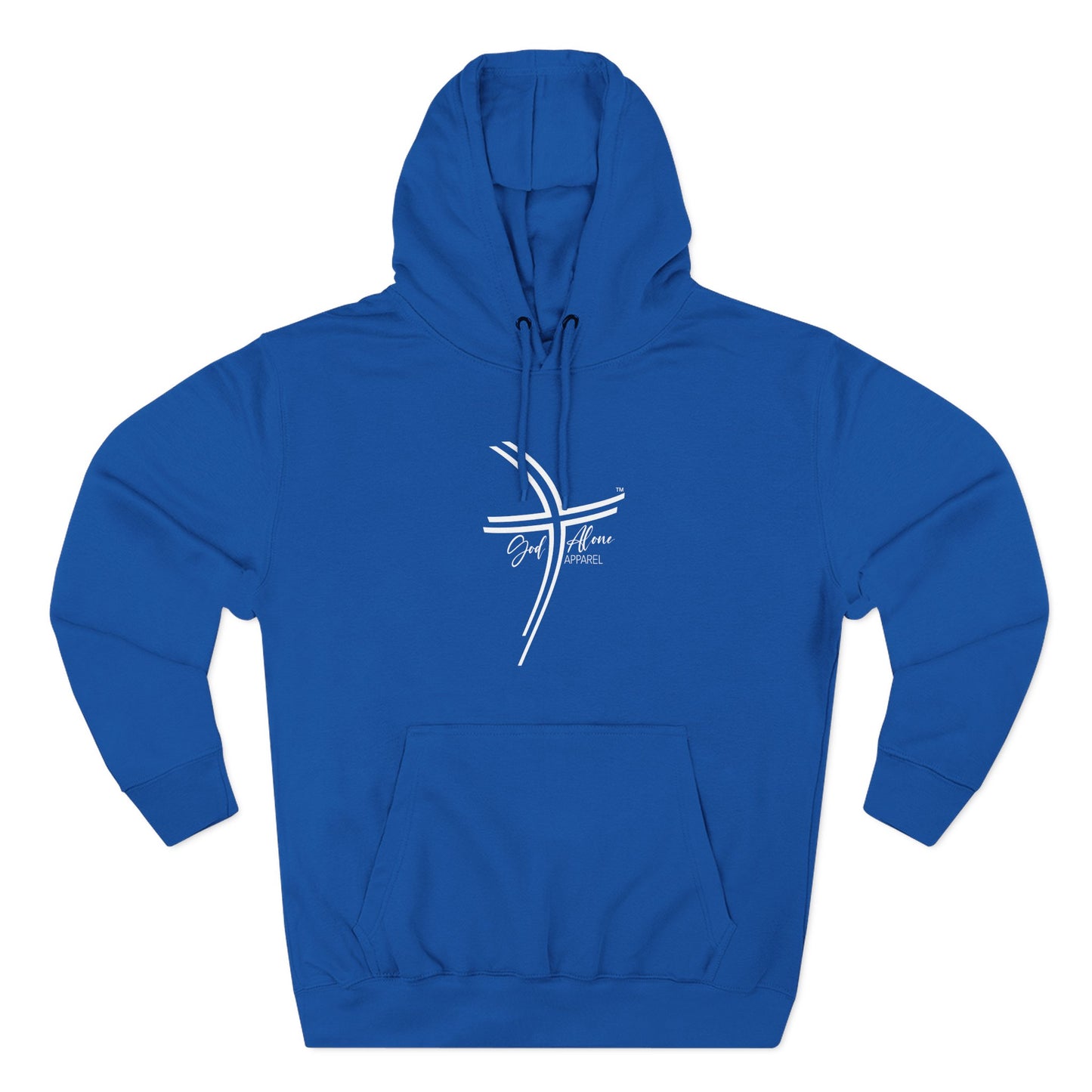 Large Logo Graphic Unisex Cozy Three-Panel Fleece Hoodie