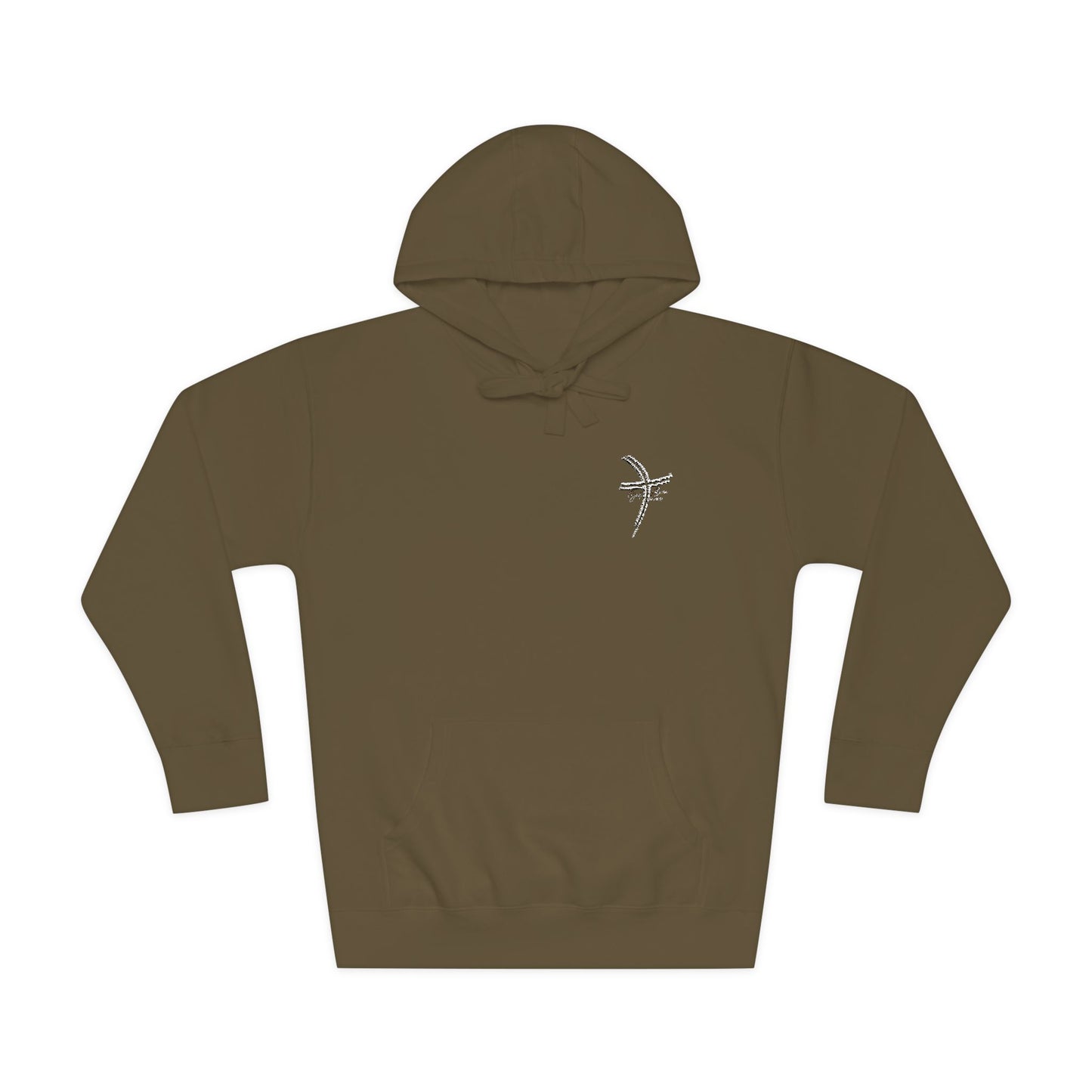 Logo Graphic Unisex Premium Embroidery Cozy Fleece Hoodie (Alternate Colors)