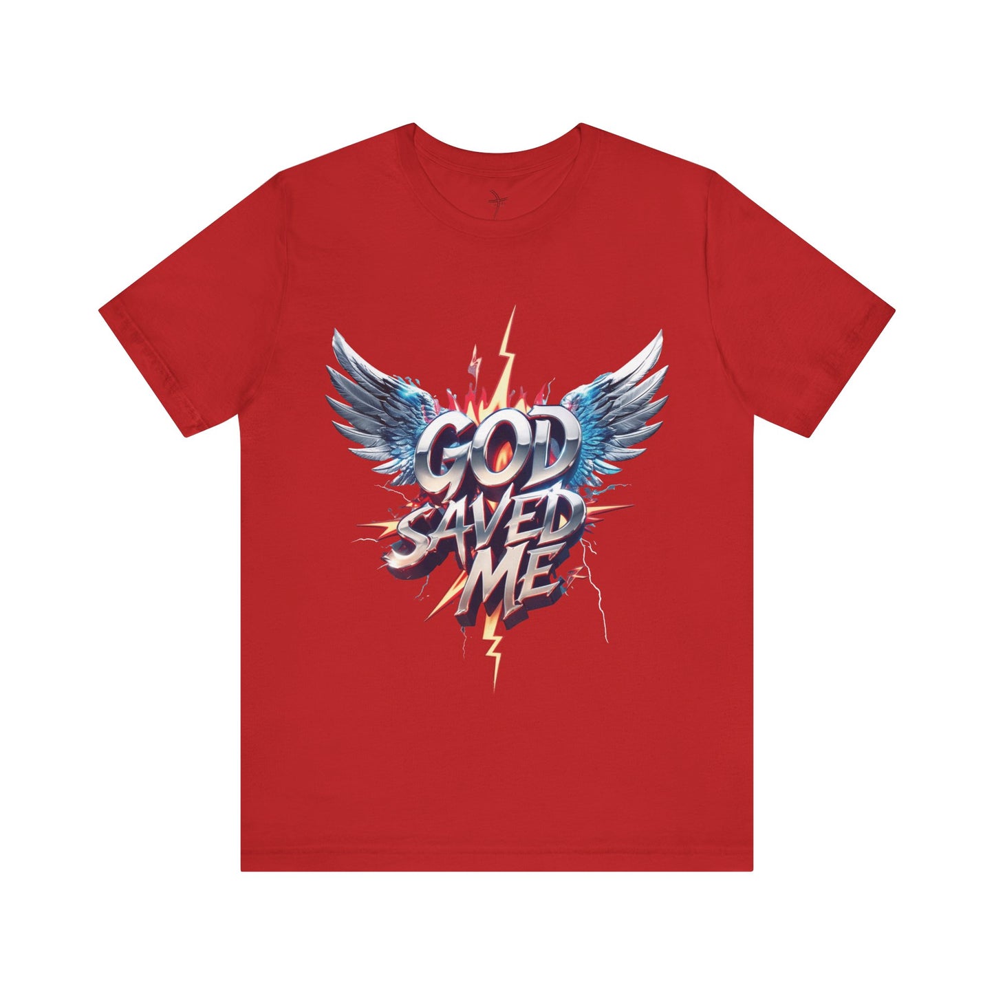 God Saved Me Graphic Unisex Short Sleeve Tee