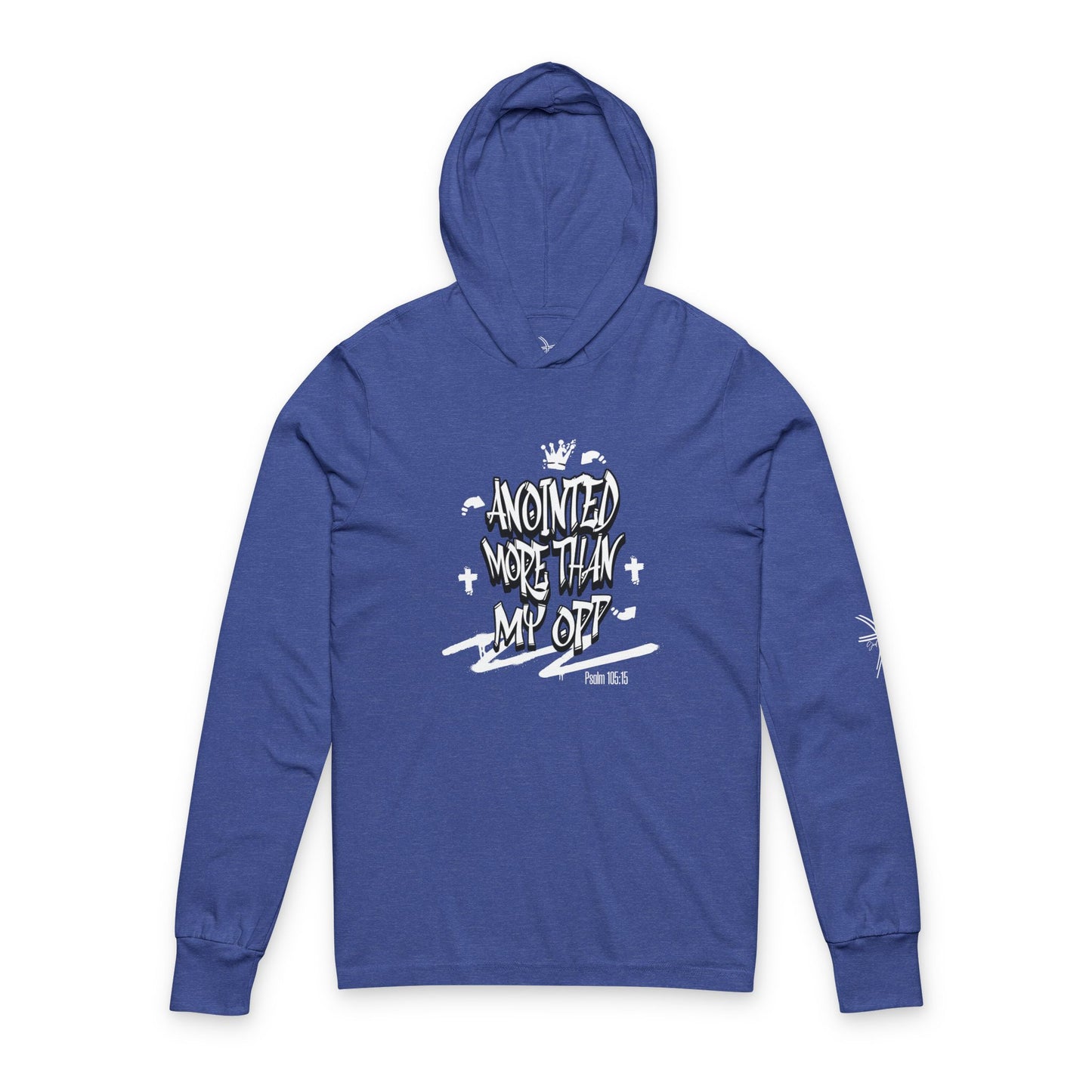 Anointed More Than My Opp Unisex Hooded Long Sleeve Tee