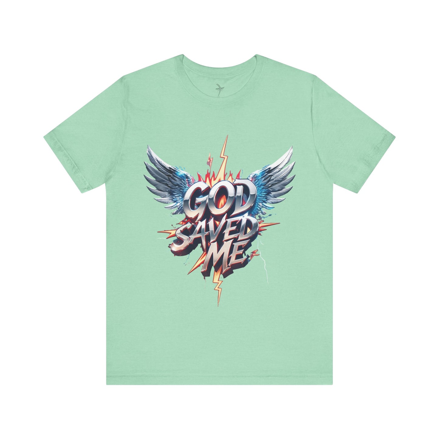 God Saved Me Graphic Unisex Short Sleeve Tee