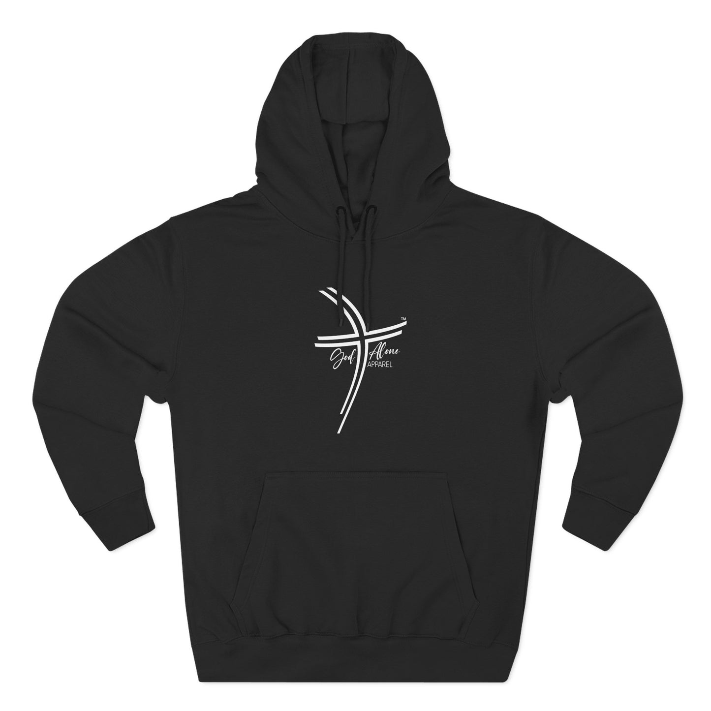 Large Logo Graphic Unisex Cozy Three-Panel Fleece Hoodie