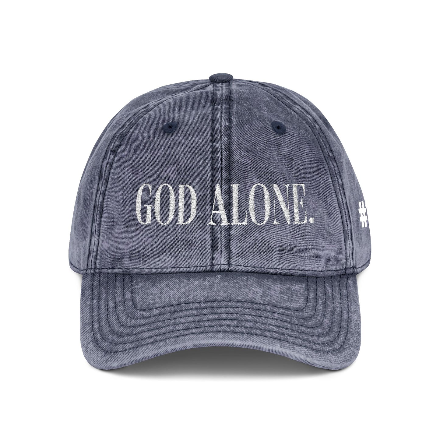 God Alone #1Don Vintage Embroidered Cap