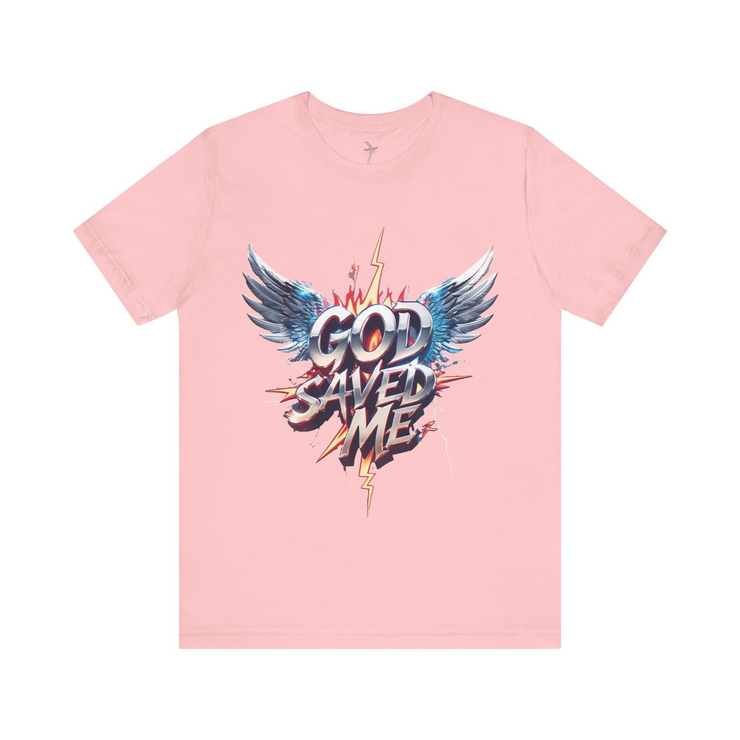 God Saved Me Graphic Unisex Short Sleeve Tee