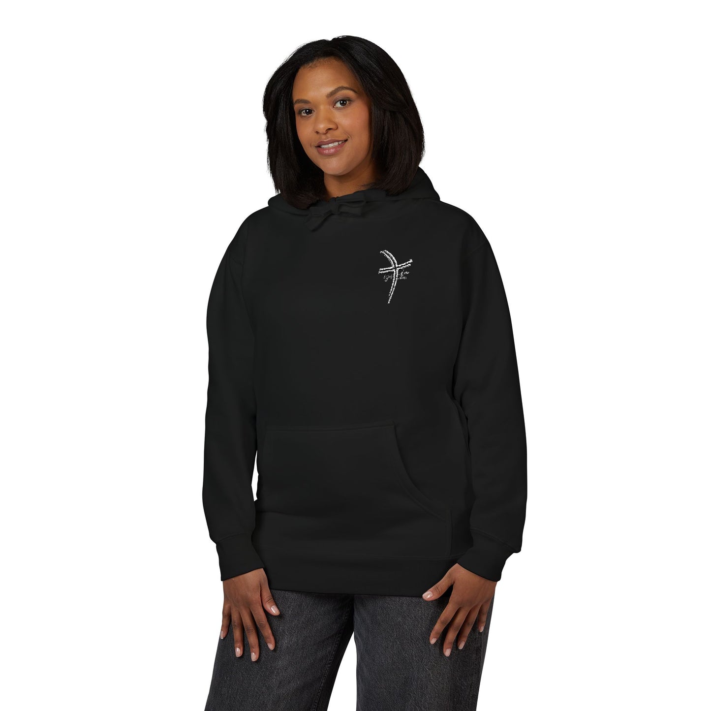 Logo Graphic Unisex Premium Embroidery Cozy Fleece Hoodie (Alternate Colors)
