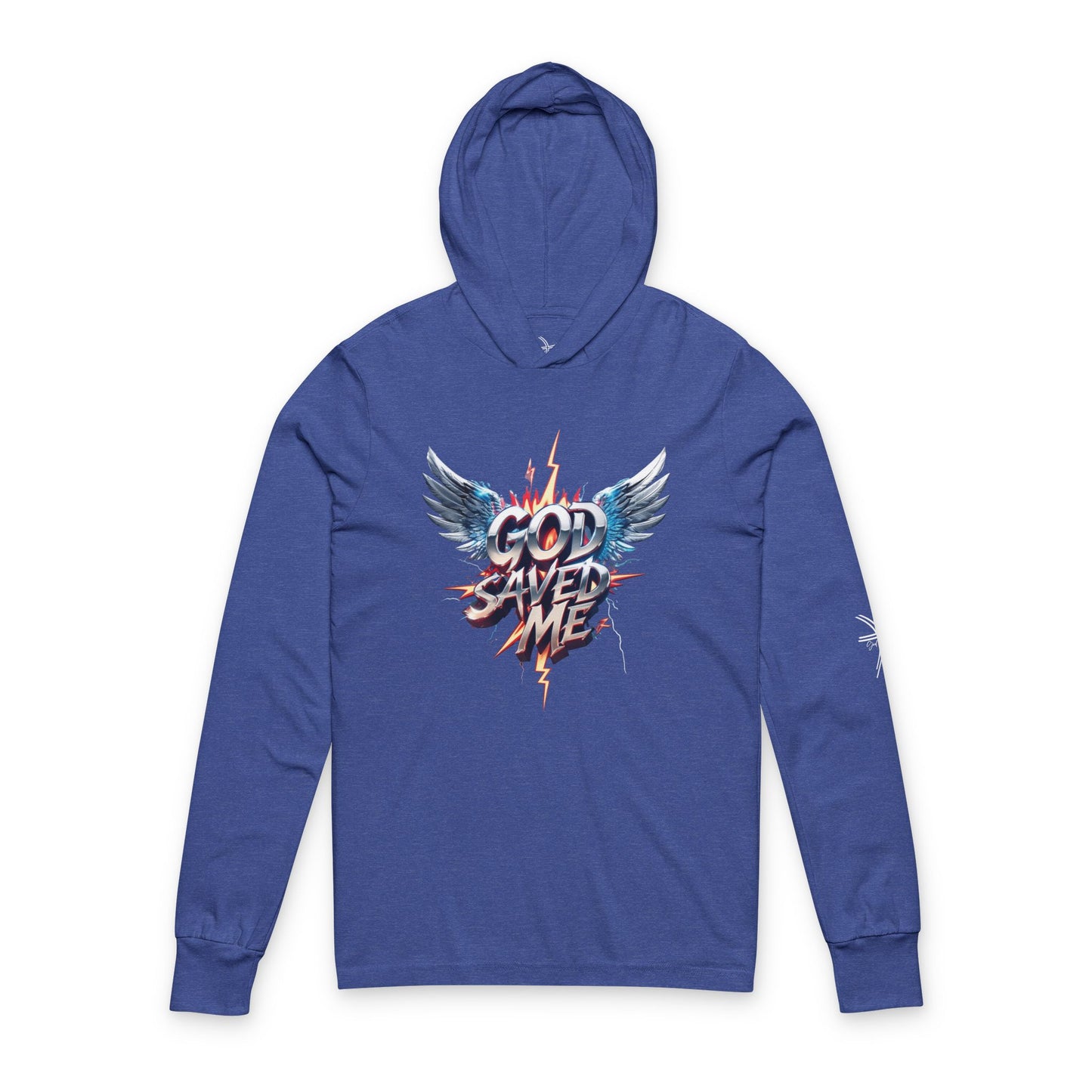 God Saved Me Unisex Hooded Long Sleeve Tee