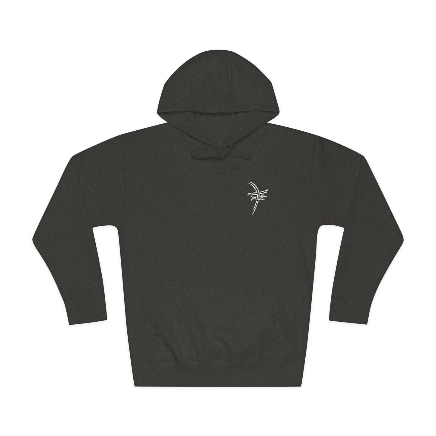 Small Logo Graphic Unisex Premium Embroidery Cozy Fleece Hoodie (Additional Colors)
