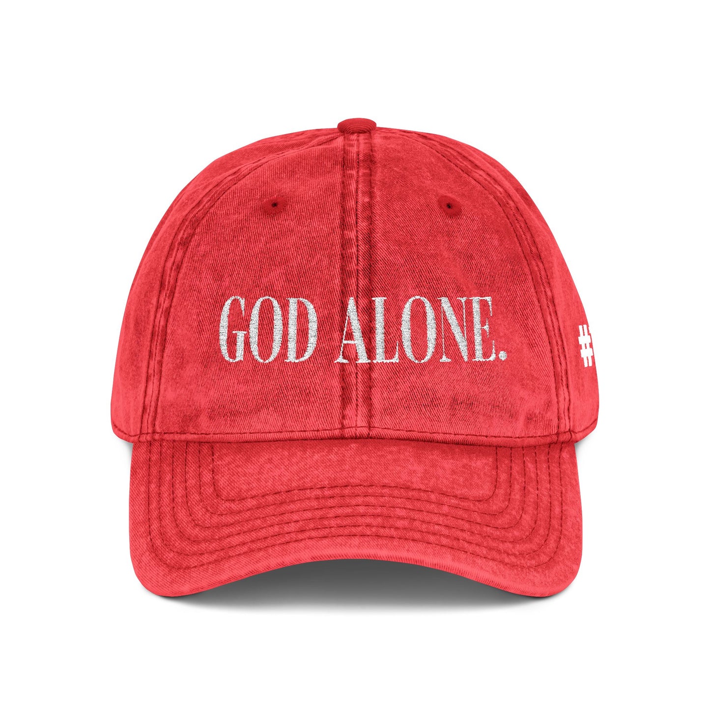 God Alone #1Don Vintage Embroidered Cap