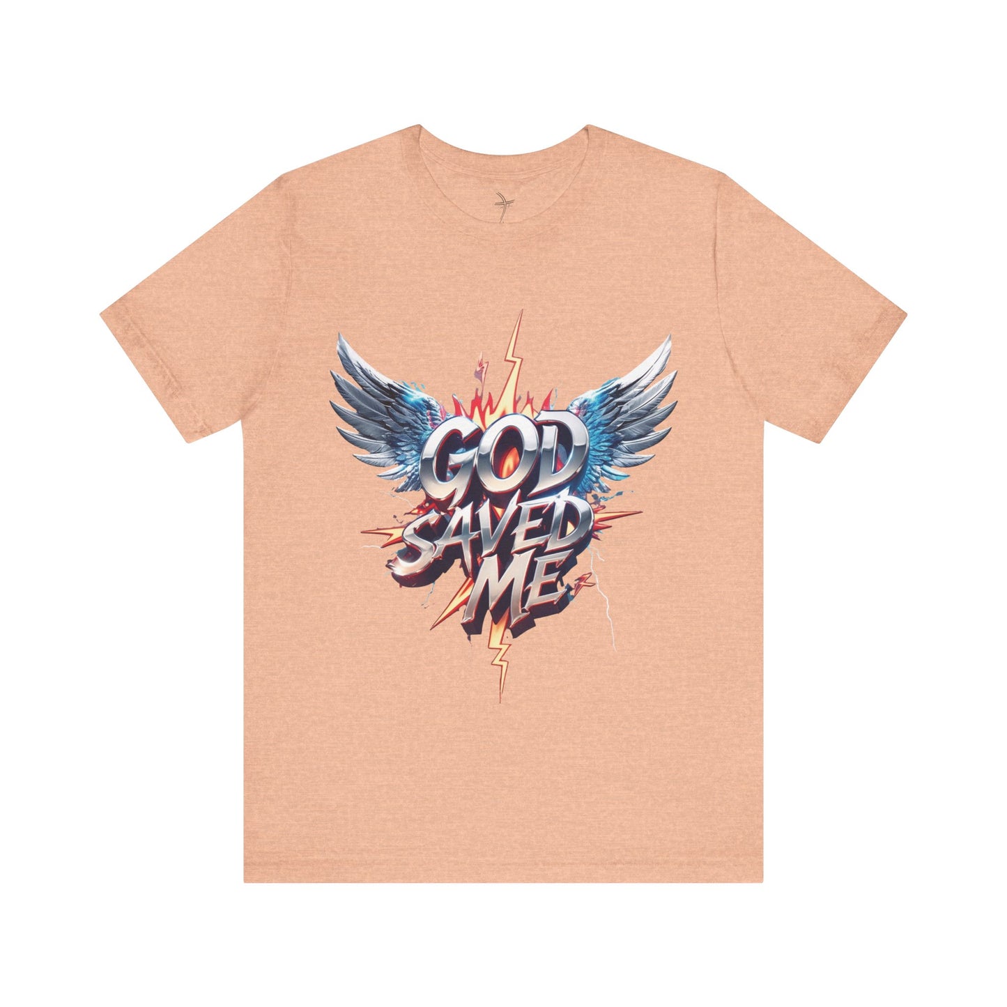 God Saved Me Graphic Unisex Short Sleeve Tee