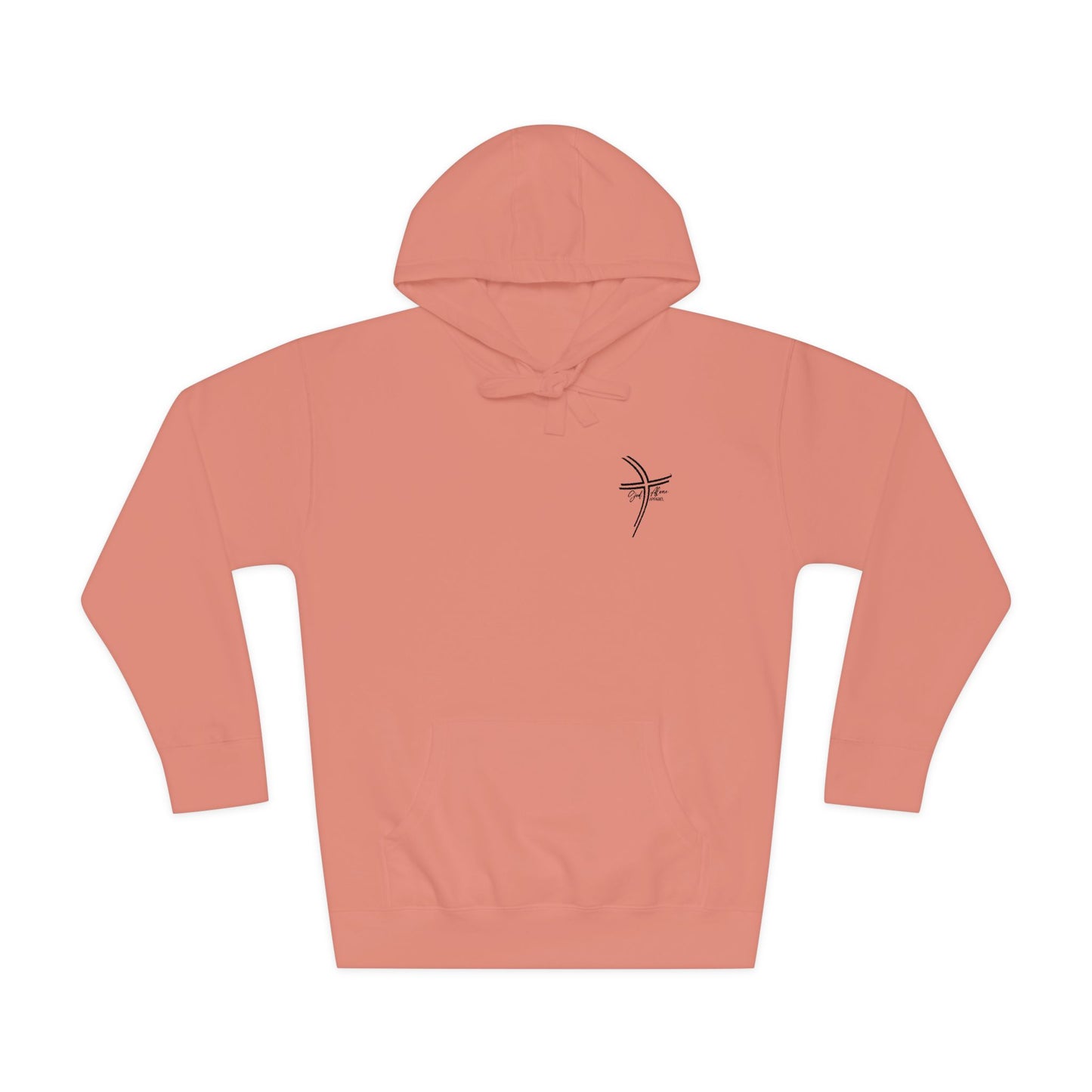 Small Logo Graphic Unisex Premium Embroidery Cozy Fleece Hoodie