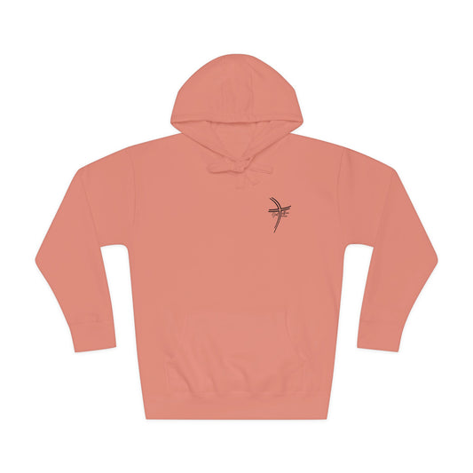 Small Logo Graphic Unisex Premium Embroidery Cozy Fleece Hoodie