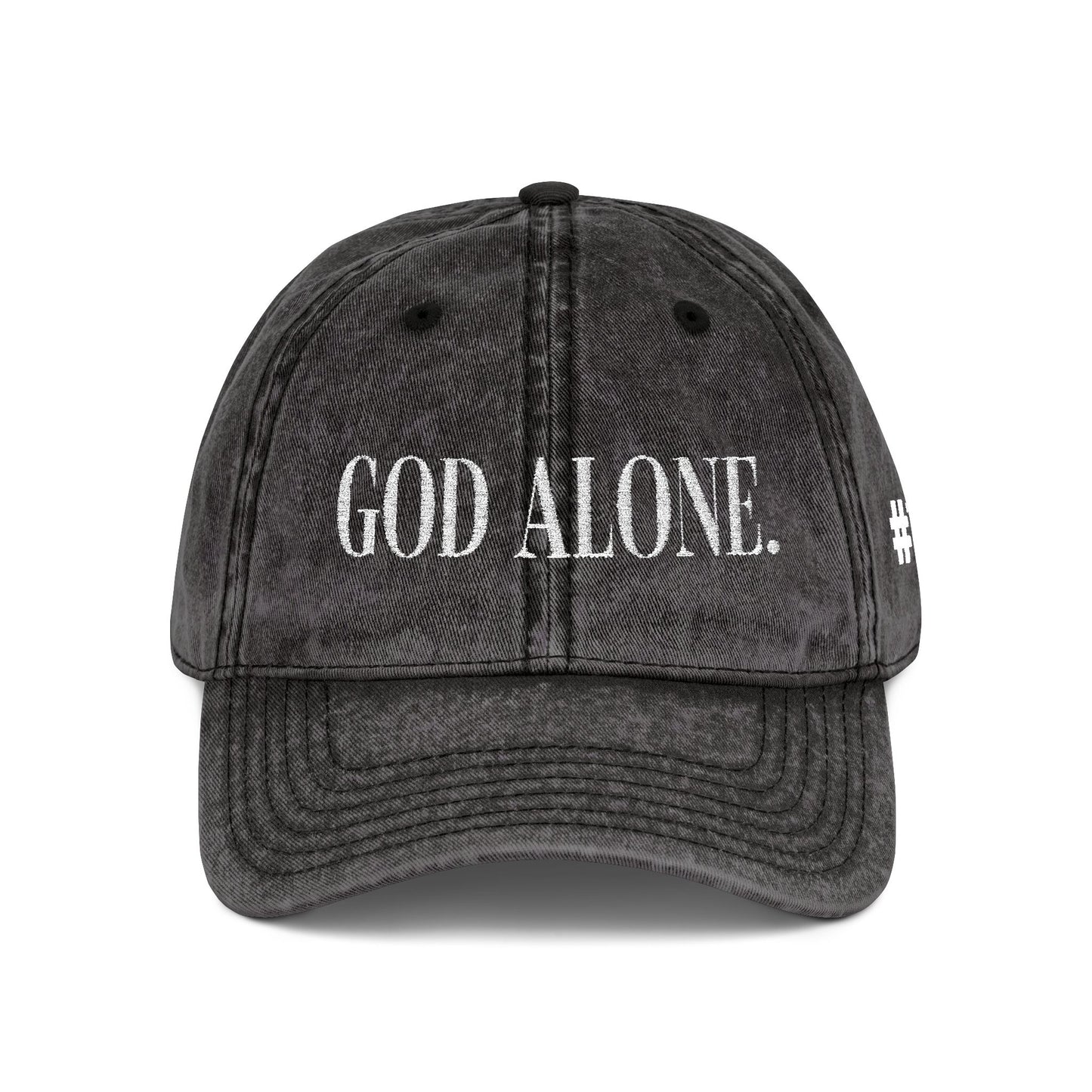 God Alone #1Don Vintage Embroidered Cap