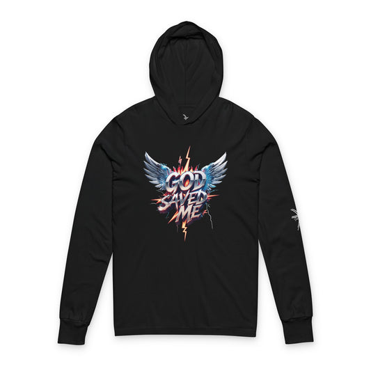 God Saved Me Unisex Hooded Long Sleeve Tee