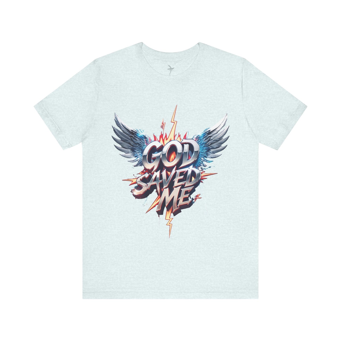 God Saved Me Graphic Unisex Short Sleeve Tee