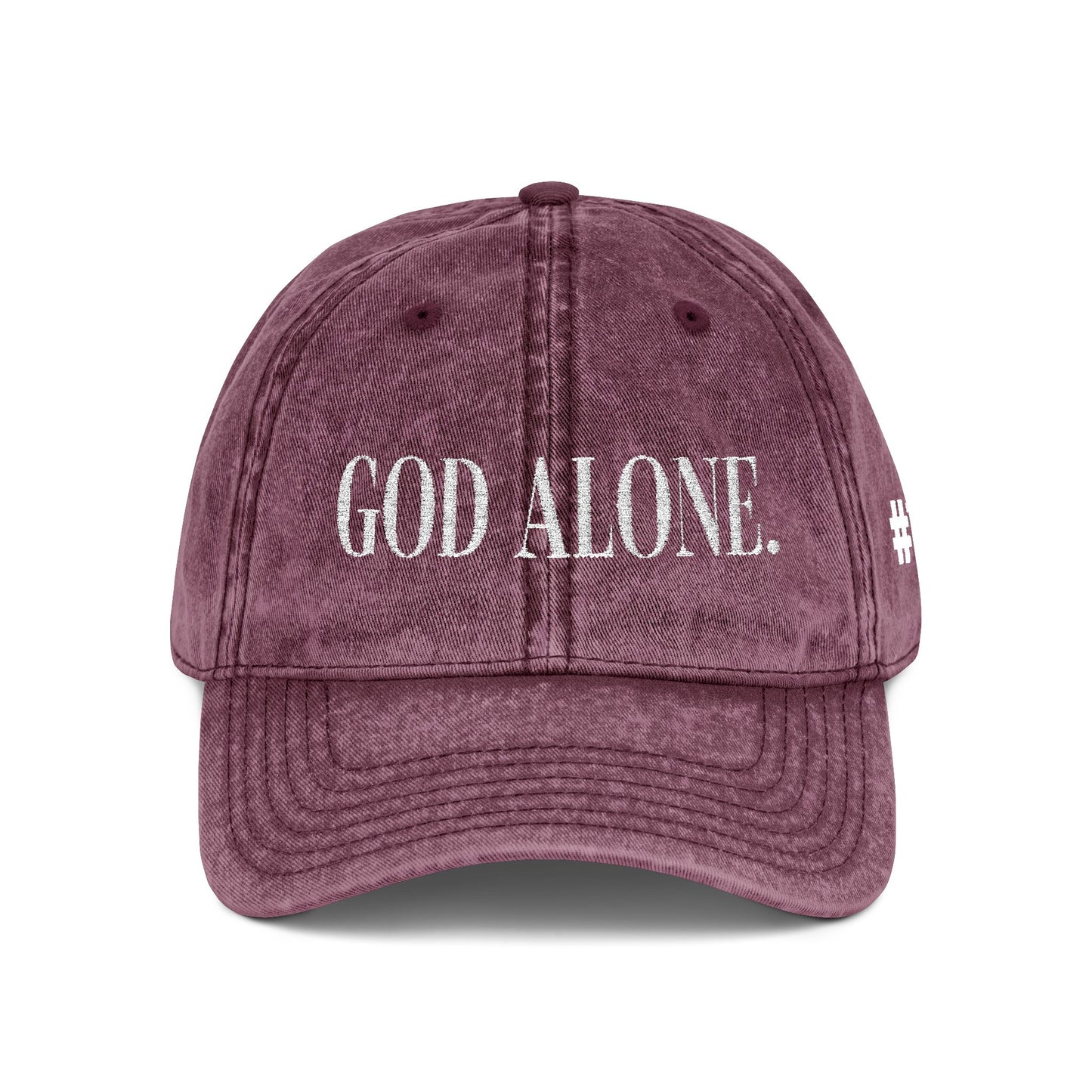God Alone #1Don Vintage Embroidered Cap