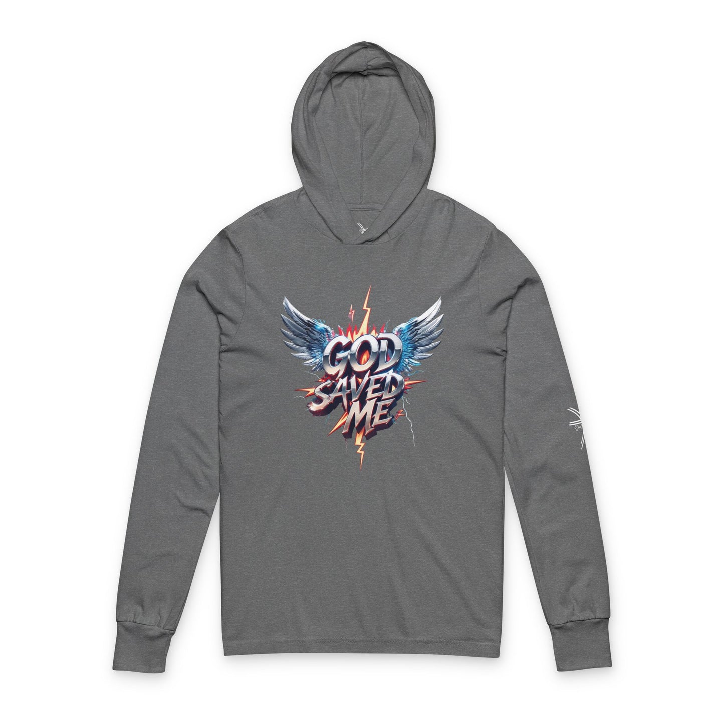 God Saved Me Unisex Hooded Long Sleeve Tee