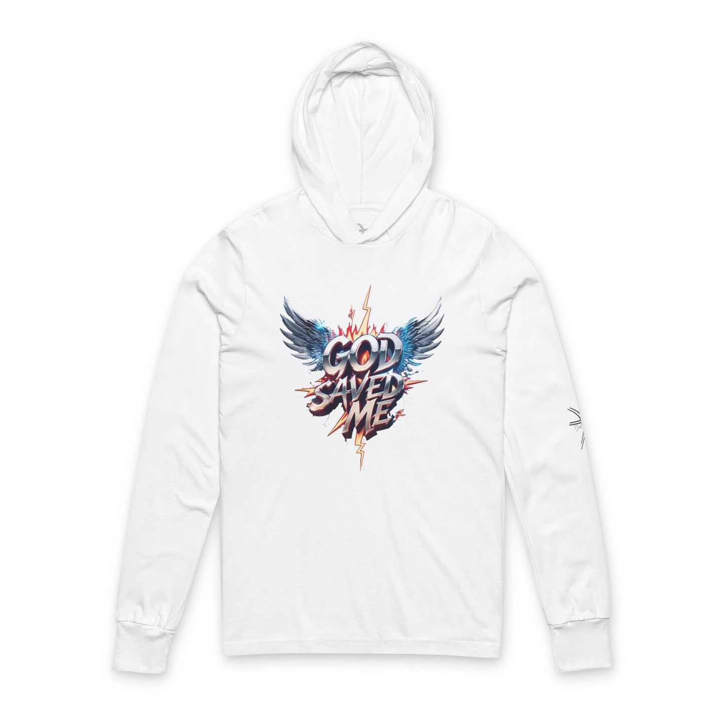 God Saved Me Unisex Hooded Long Sleeve Tee