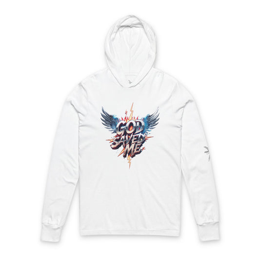 God Saved Me Unisex Hooded Long Sleeve Tee