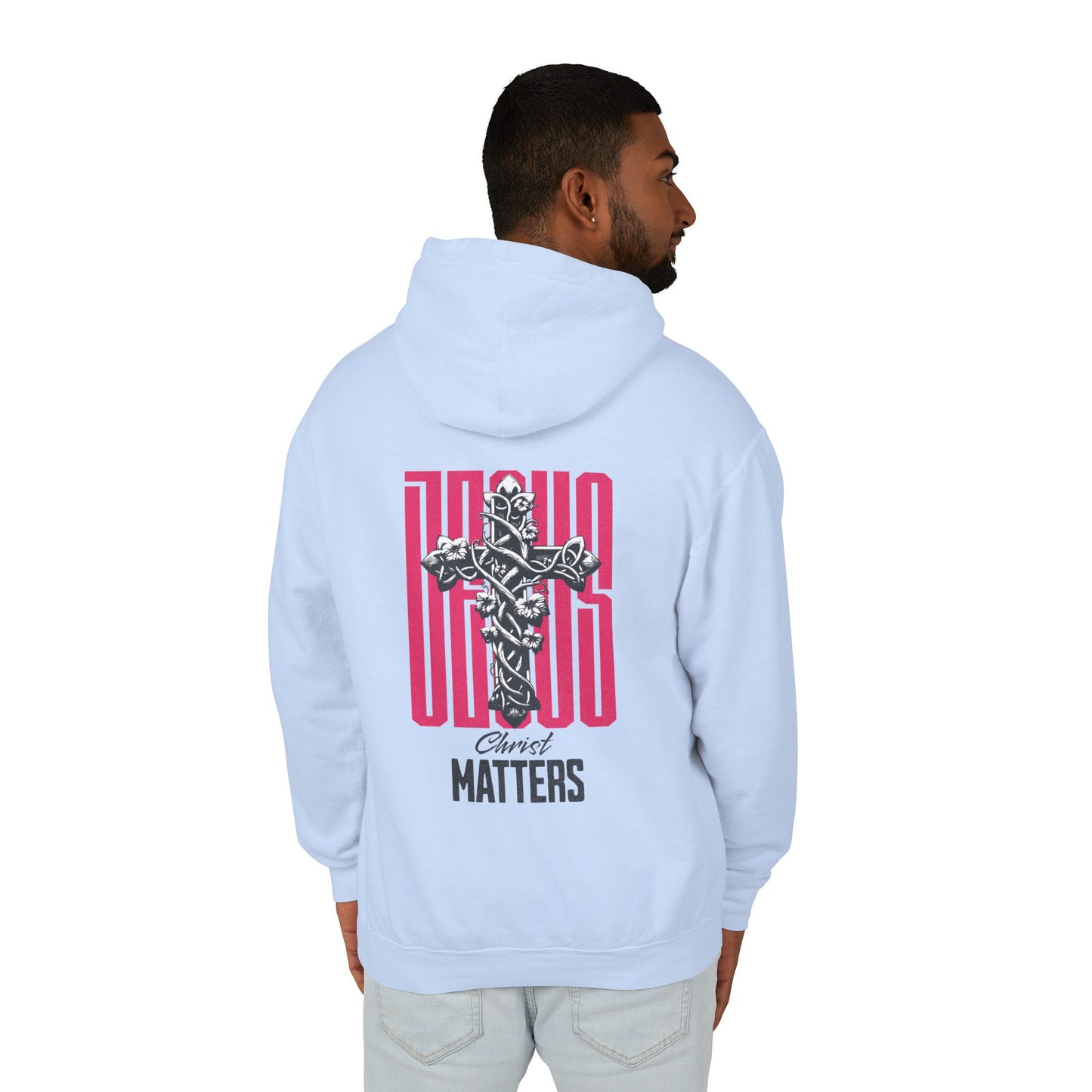 Jesus Christ Matters Unisex Lightweight Hoodie