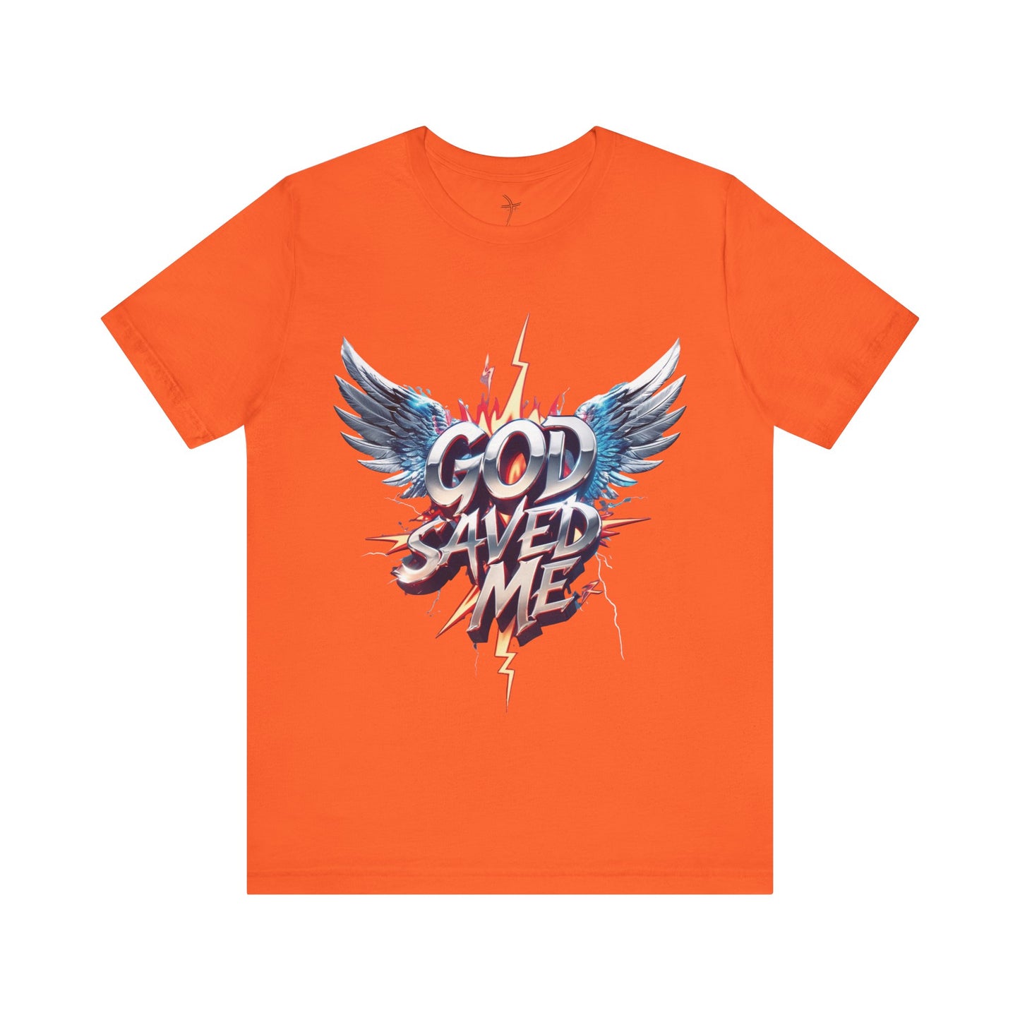 God Saved Me Graphic Unisex Short Sleeve Tee