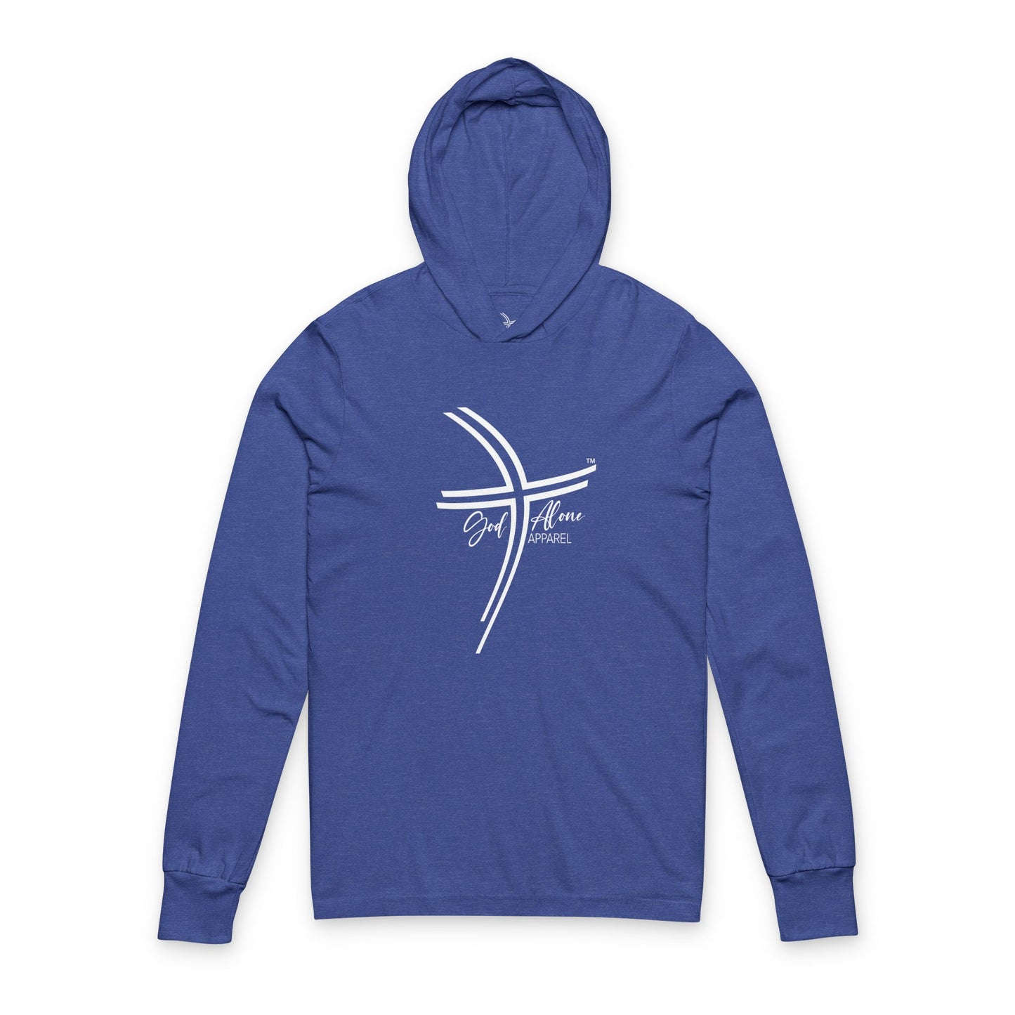 God Alone Apparel Large Logo Unisex Hooded Long Sleeve Tee