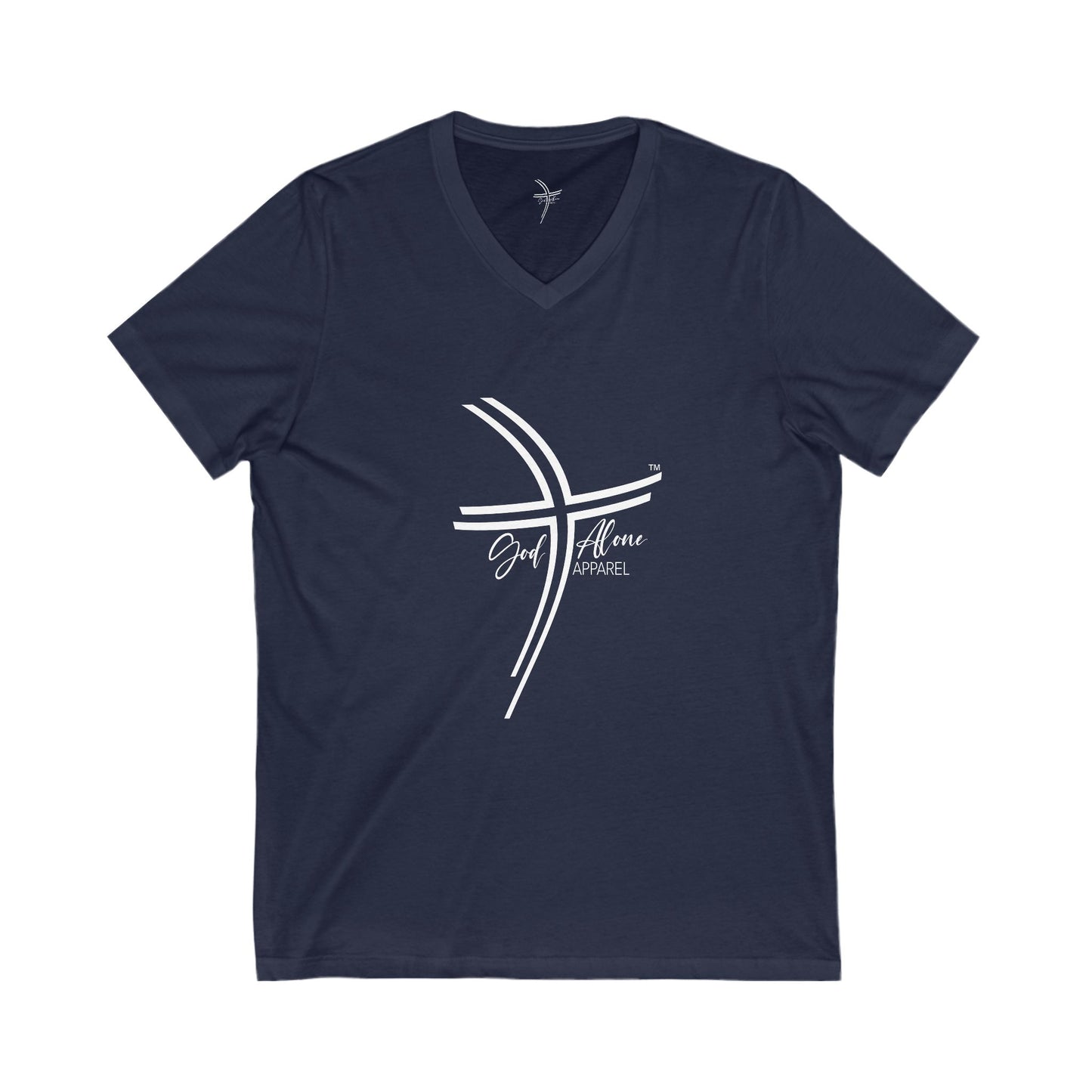 Logo Graphic Unisex Short Sleeve V-Neck Tee