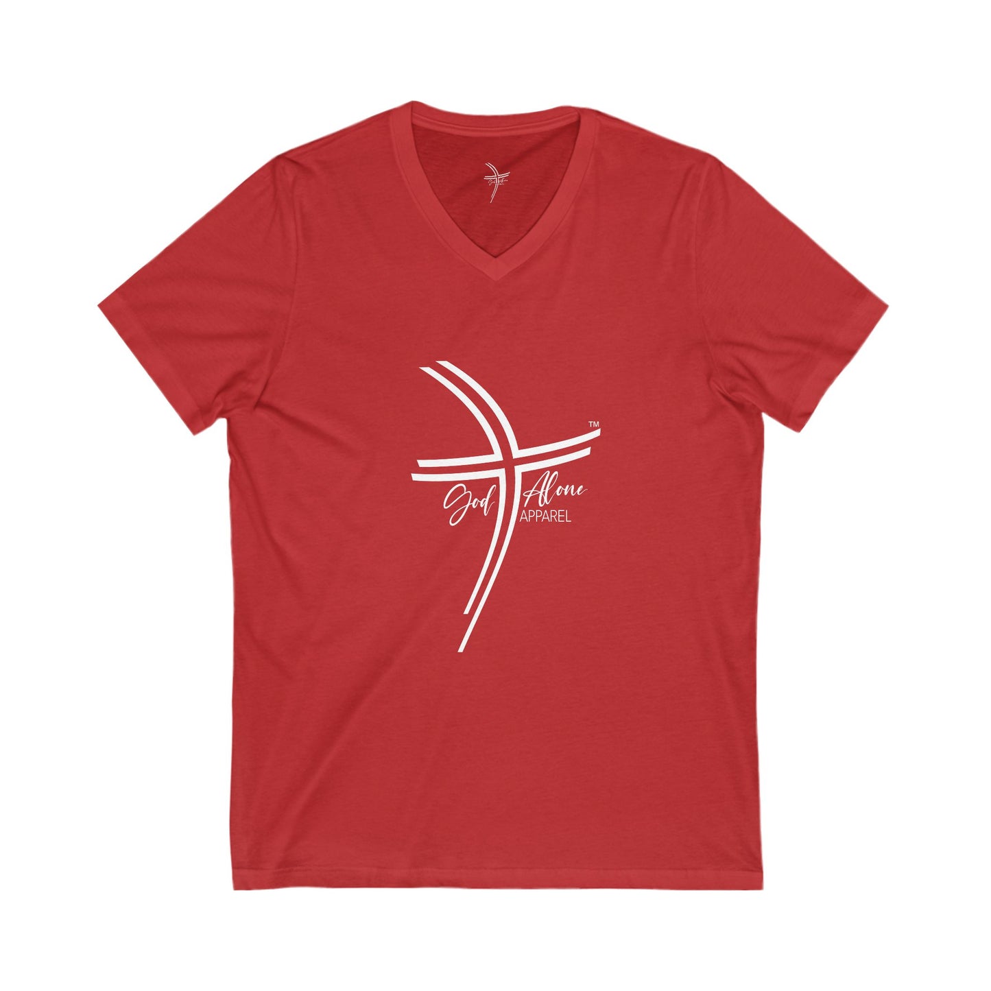 Logo Graphic Unisex Short Sleeve V-Neck Tee