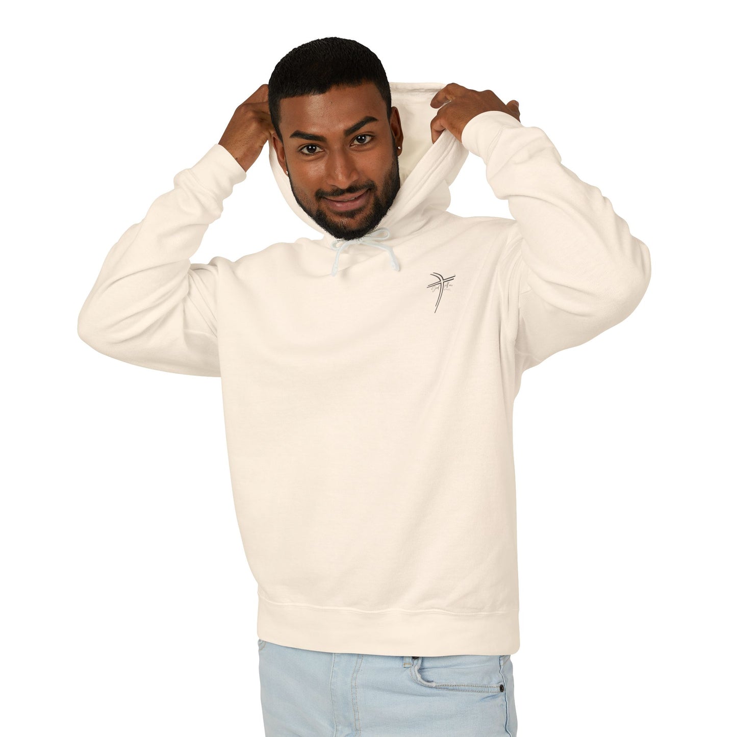 God Breaks Chains Unisex Lightweight Hoodie