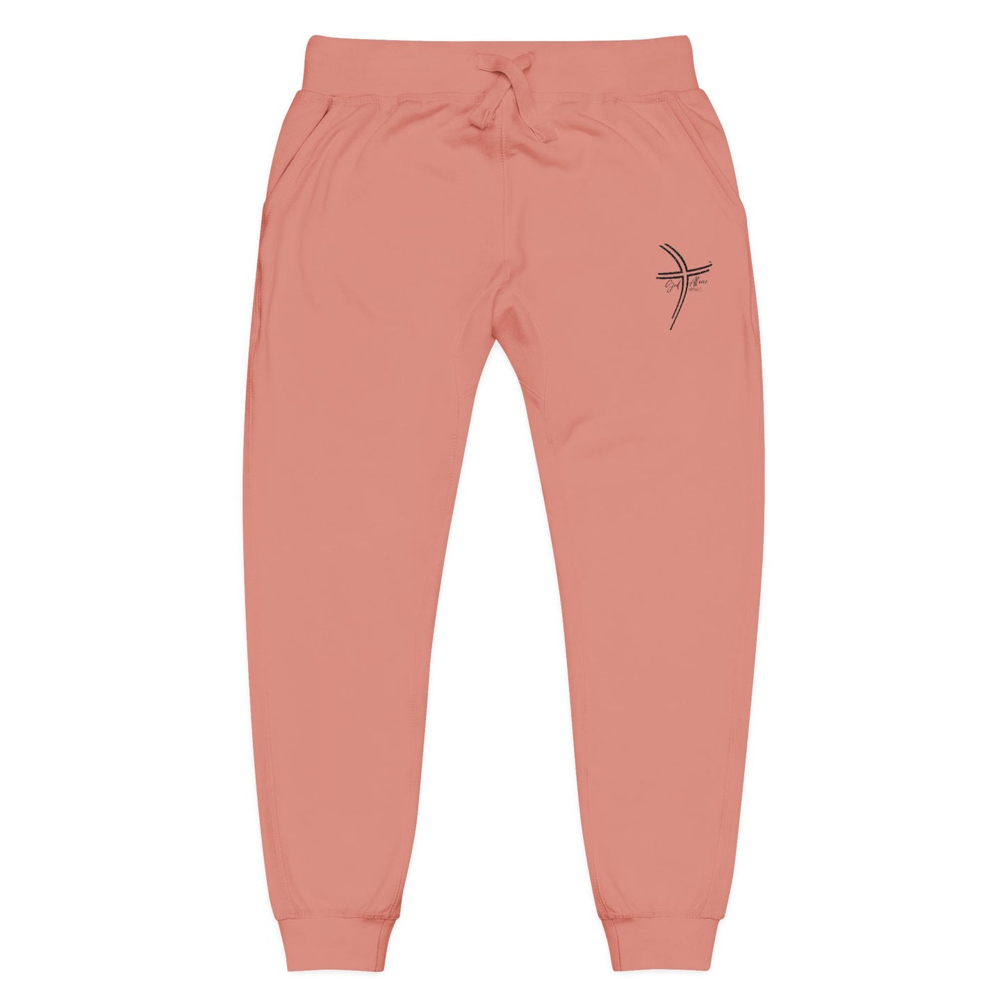 Comfortable Embroidered Unisex Fleece Sweatpants