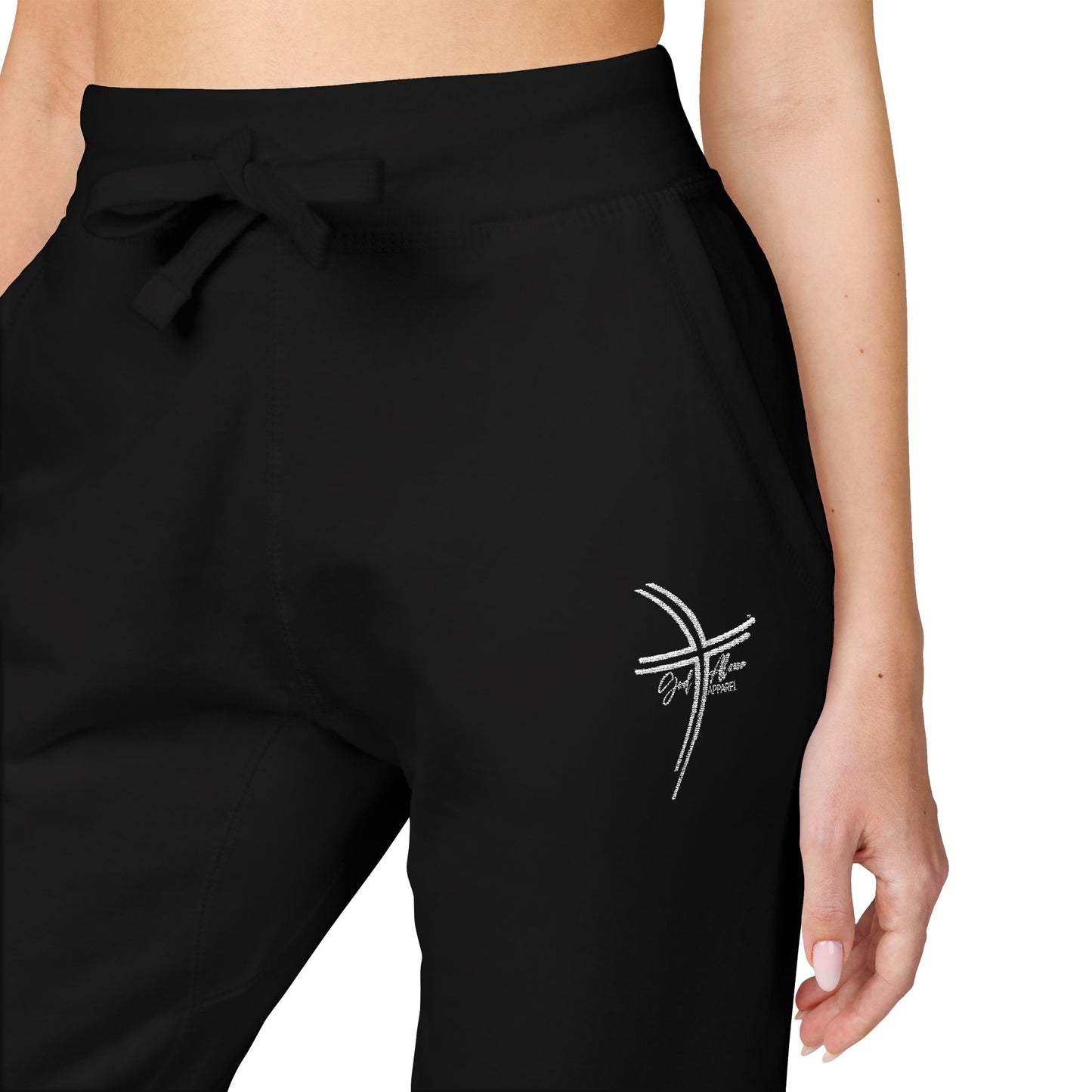 Comfortable Embroidered Unisex Fleece Sweatpants (Additional Colors)