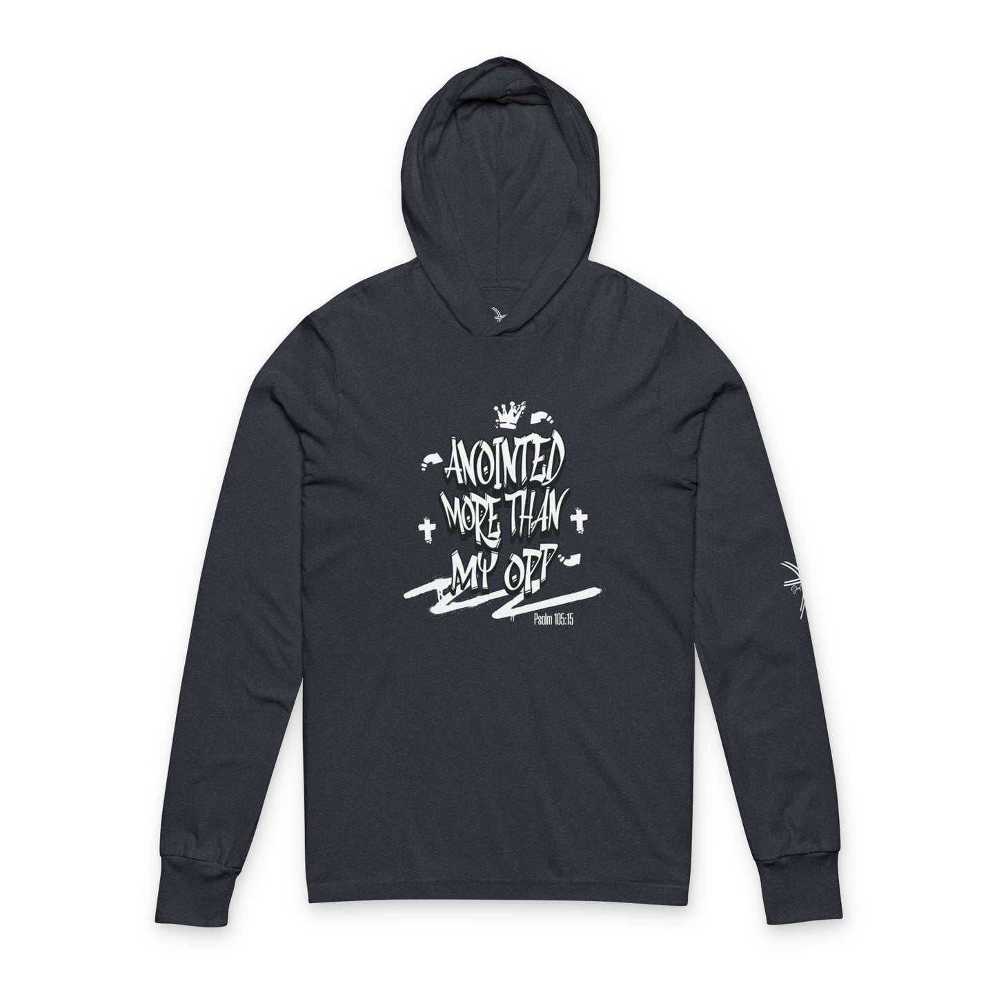 Anointed More Than My Opp Unisex Hooded Long Sleeve Tee