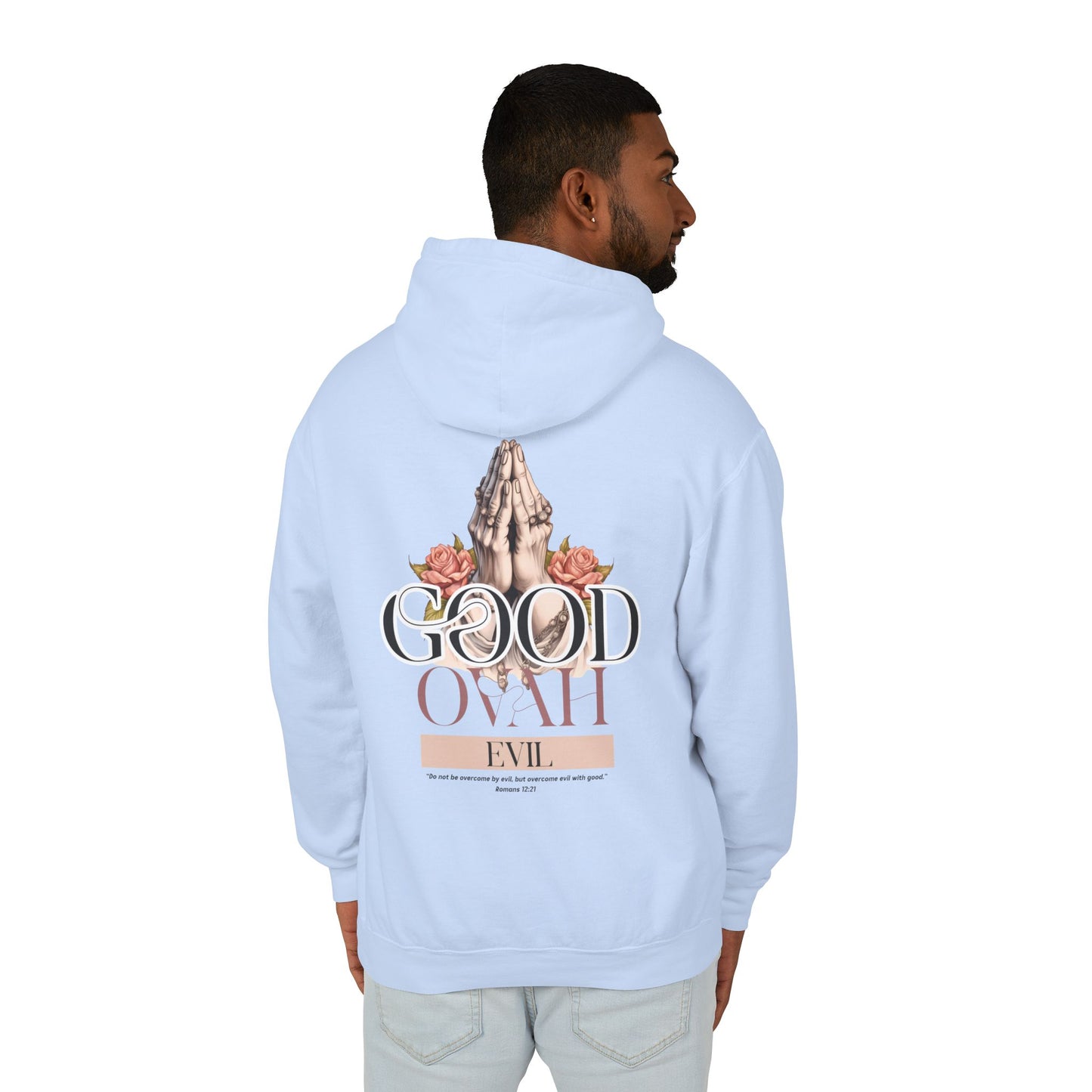 Good Ovah Evil Unisex Lightweight Hoodie
