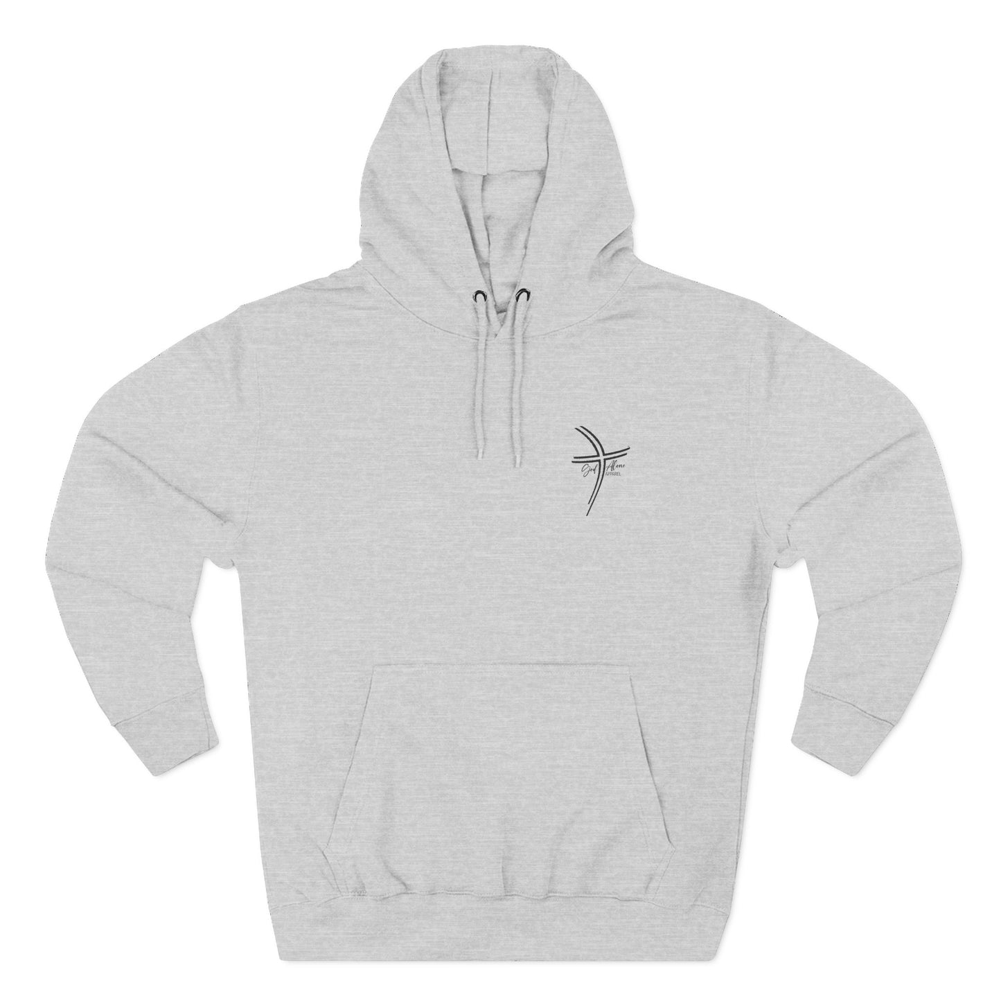 Small Logo Graphic Unisex Embroidery Cozy Fleece Hoodie
