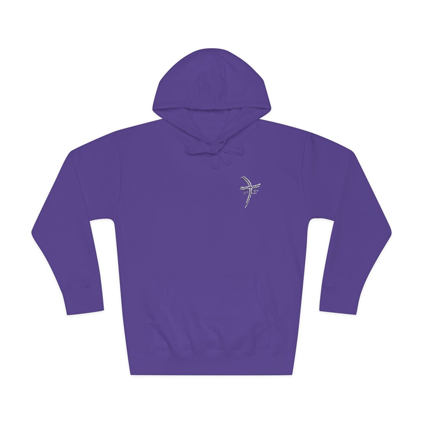 Logo Graphic Unisex Premium Embroidery Cozy Fleece Hoodie (Alternate Colors)
