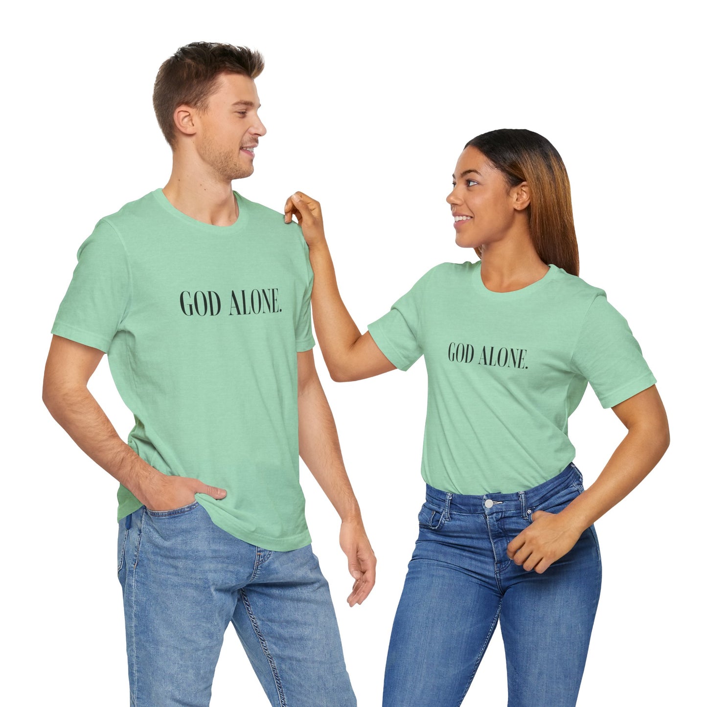 God Alone Unisex Short Sleeve Tee
