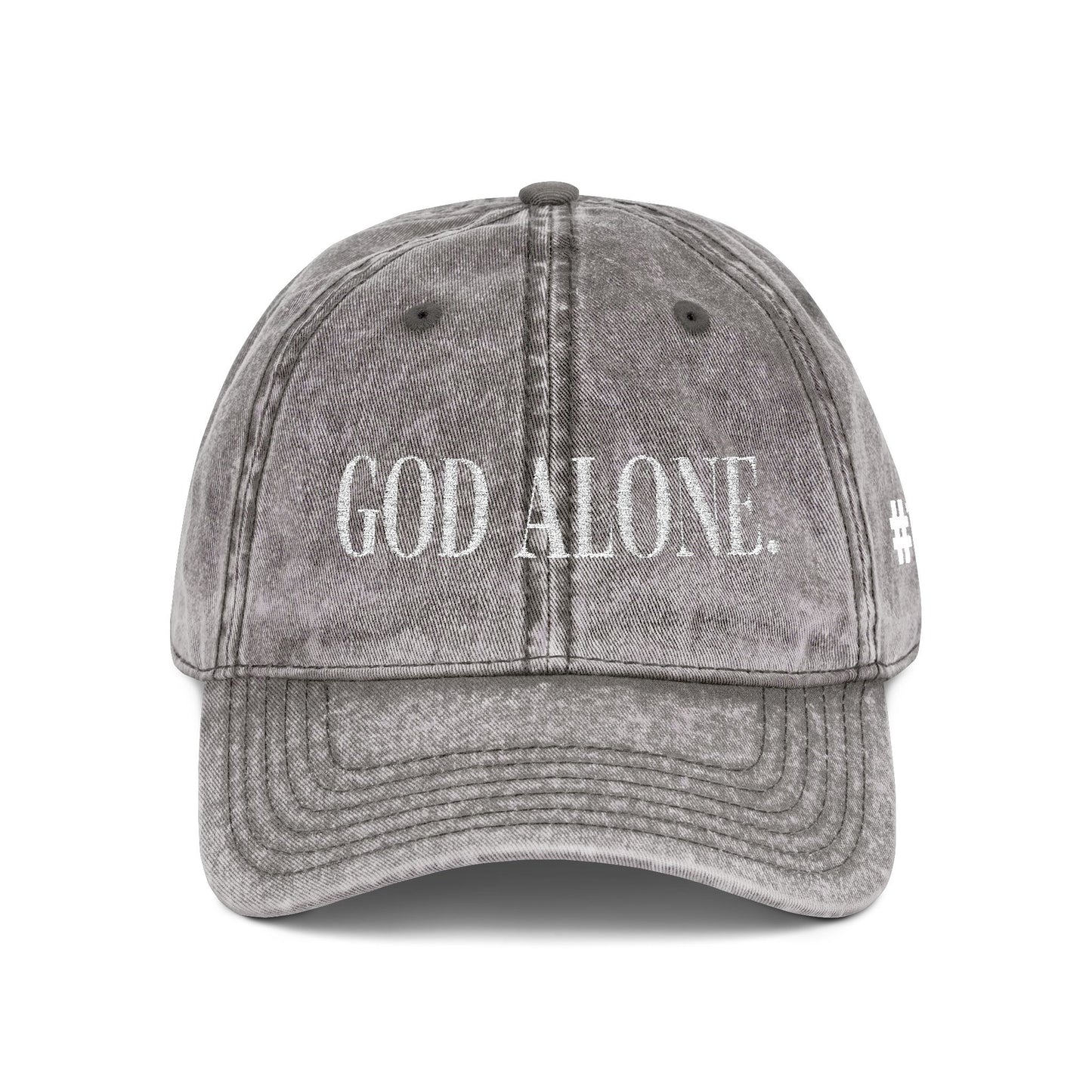 God Alone #1Don Vintage Embroidered Cap