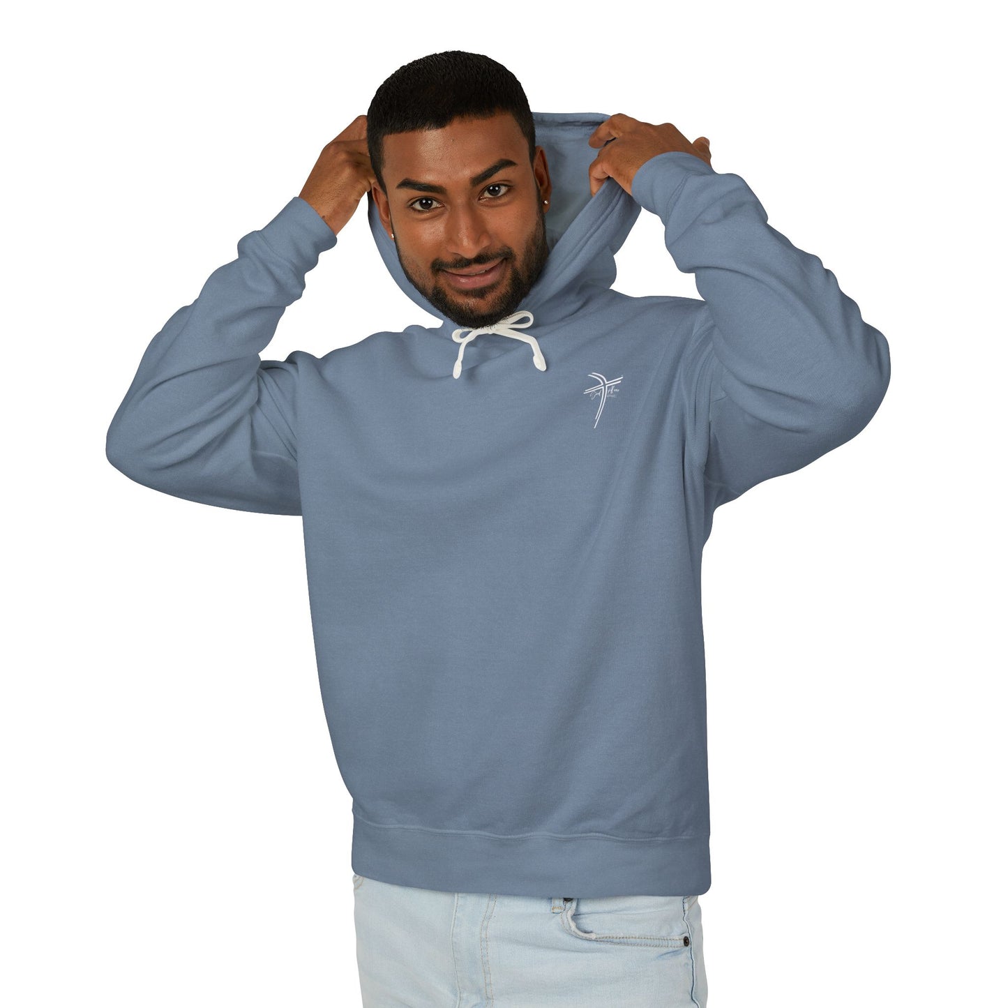 God Breaks Chains Unisex Lightweight Hoodie