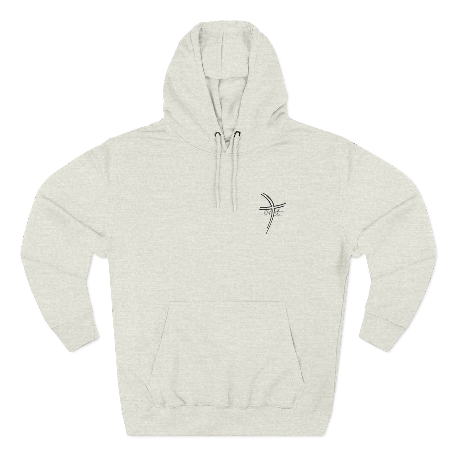 Small Logo Graphic Unisex Embroidery Cozy Fleece Hoodie