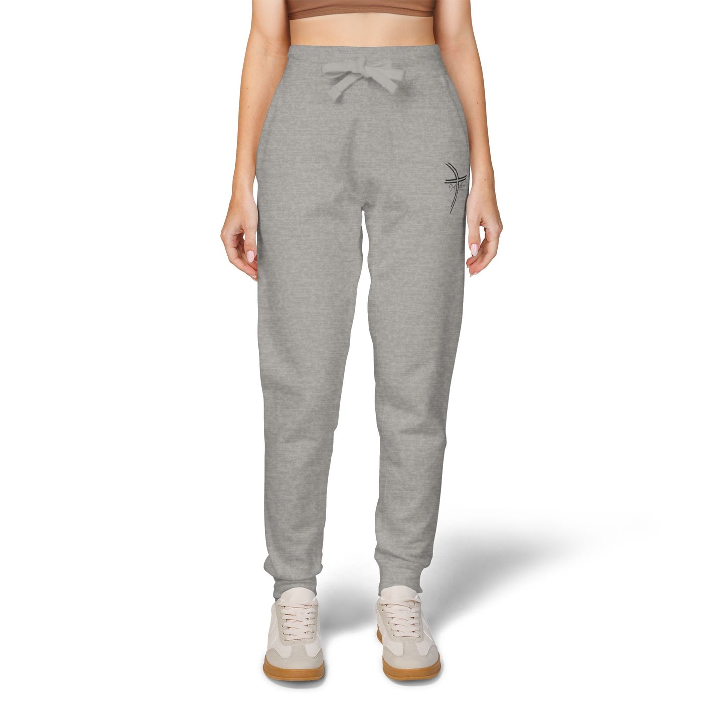 Comfortable Embroidered Unisex Fleece Sweatpants