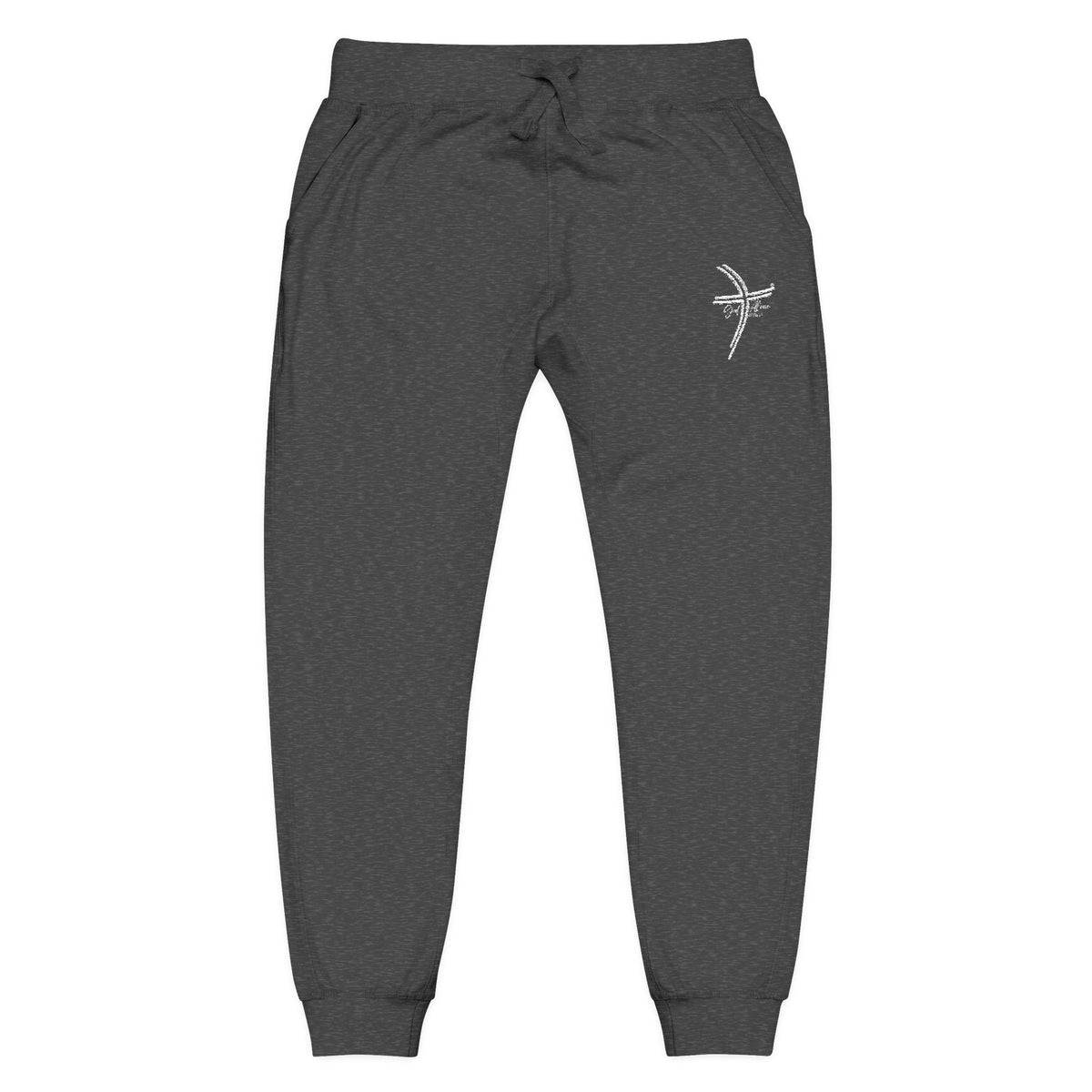 Comfortable Embroidered Unisex Fleece Sweatpants (Additional Colors)
