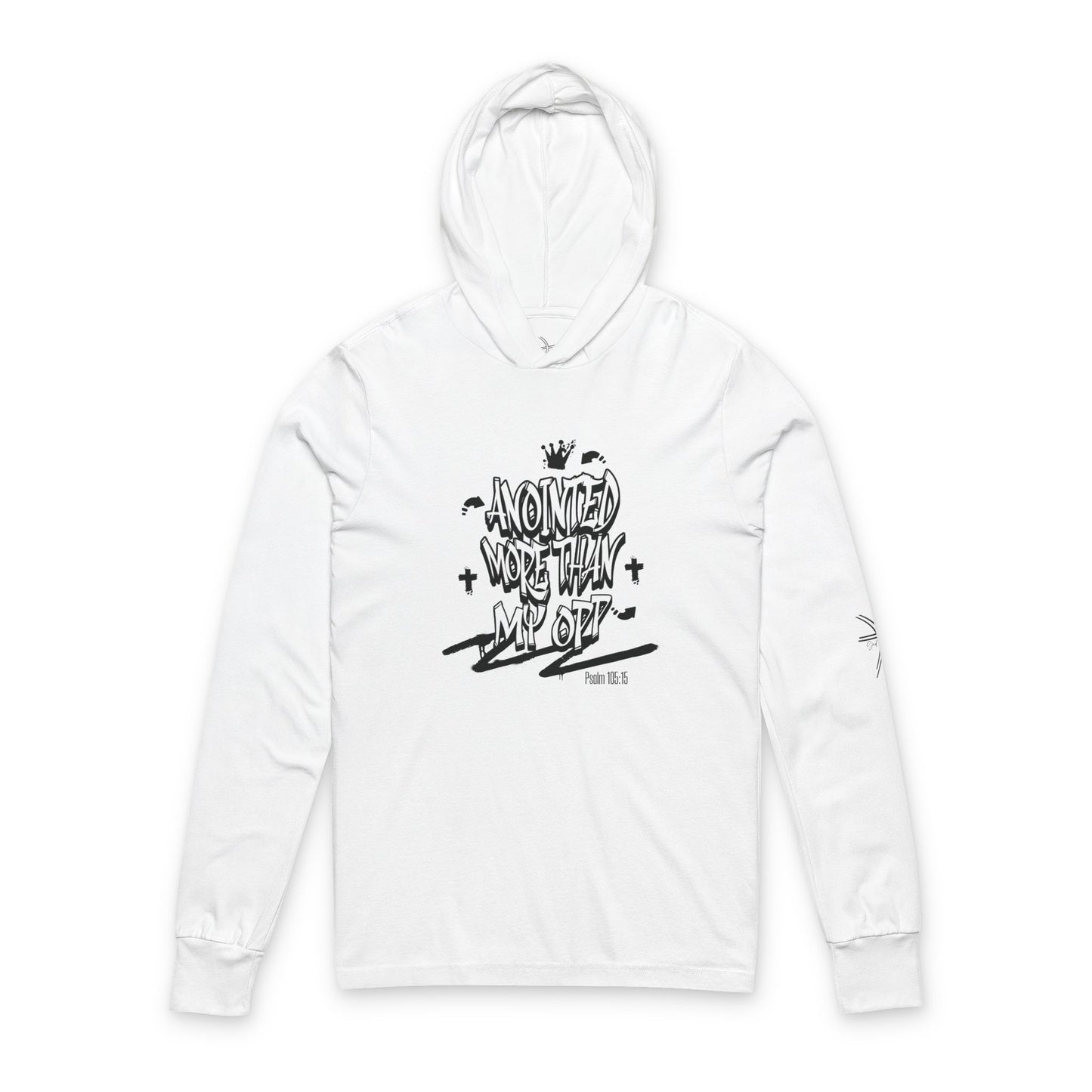 Anointed More Than My Opp Unisex Hooded Long Sleeve Tee