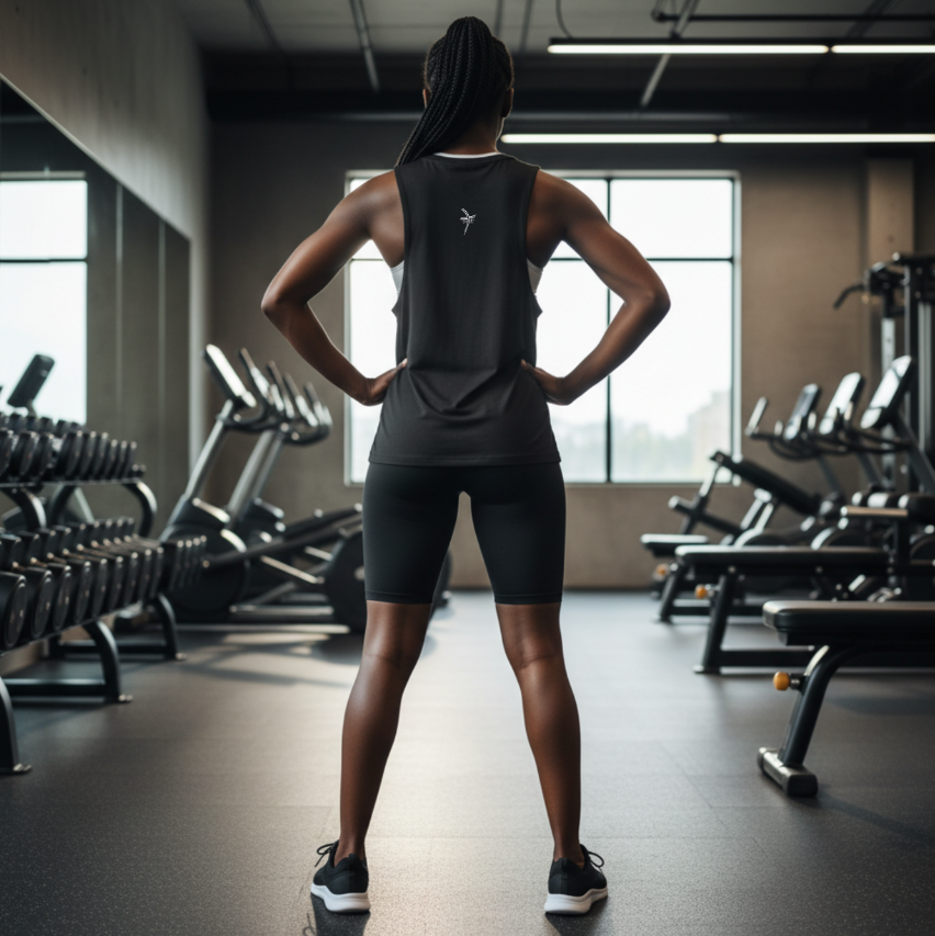 Jesus Girl Pray Train Repeat Women’s Gym Tank