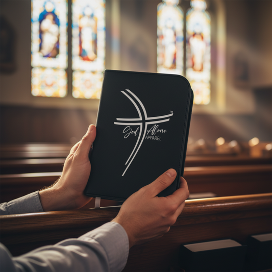 God Alone Apparel Bible Cover