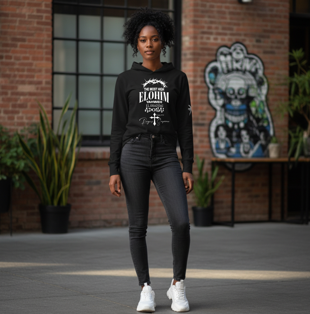 The Most High Unisex Hooded Long Sleeve Tee